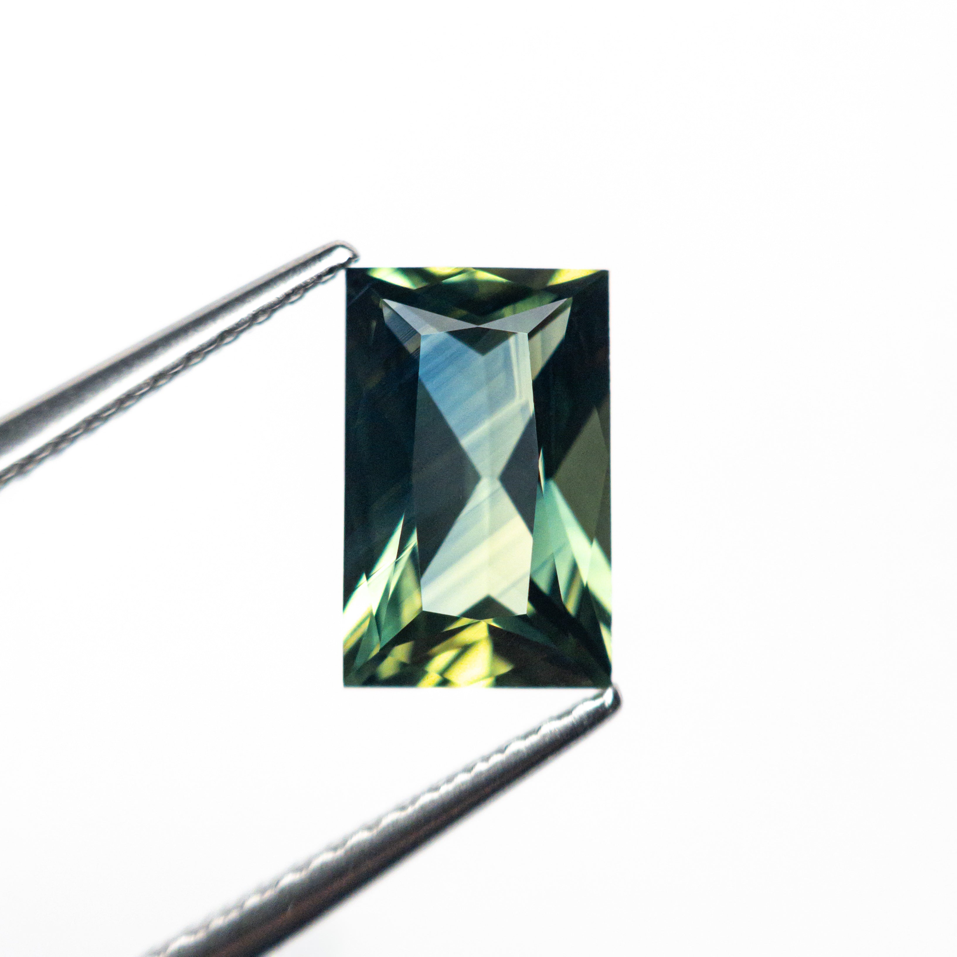 2.14ct Natural Blue Sapphire Gemstone - 9.12x5.81x4.06mm Rectangle Brilliant Cut for Engagement Rings & Fine Jewelry Making