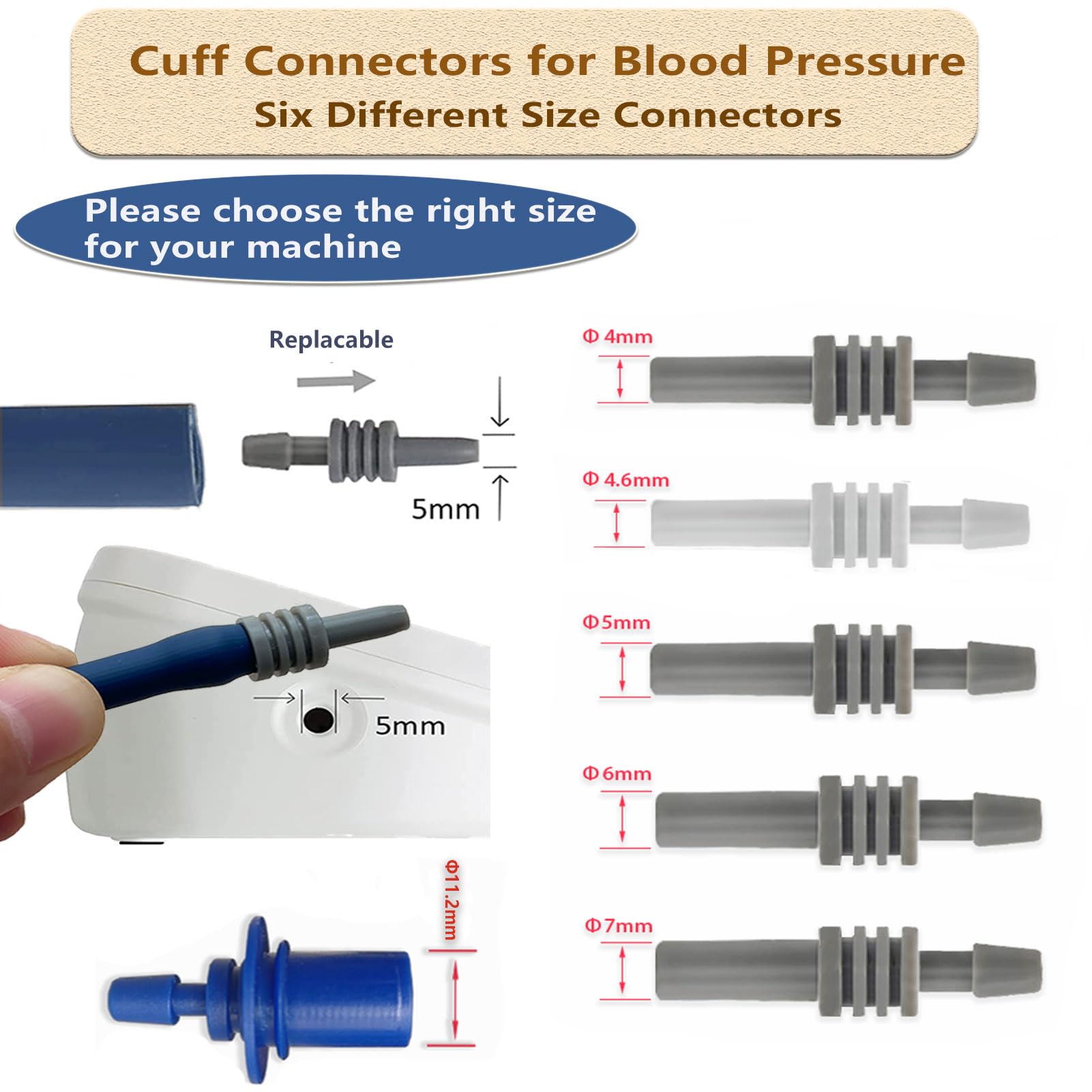 TENQUAN Extra Large Blood Pressure Cuff 9