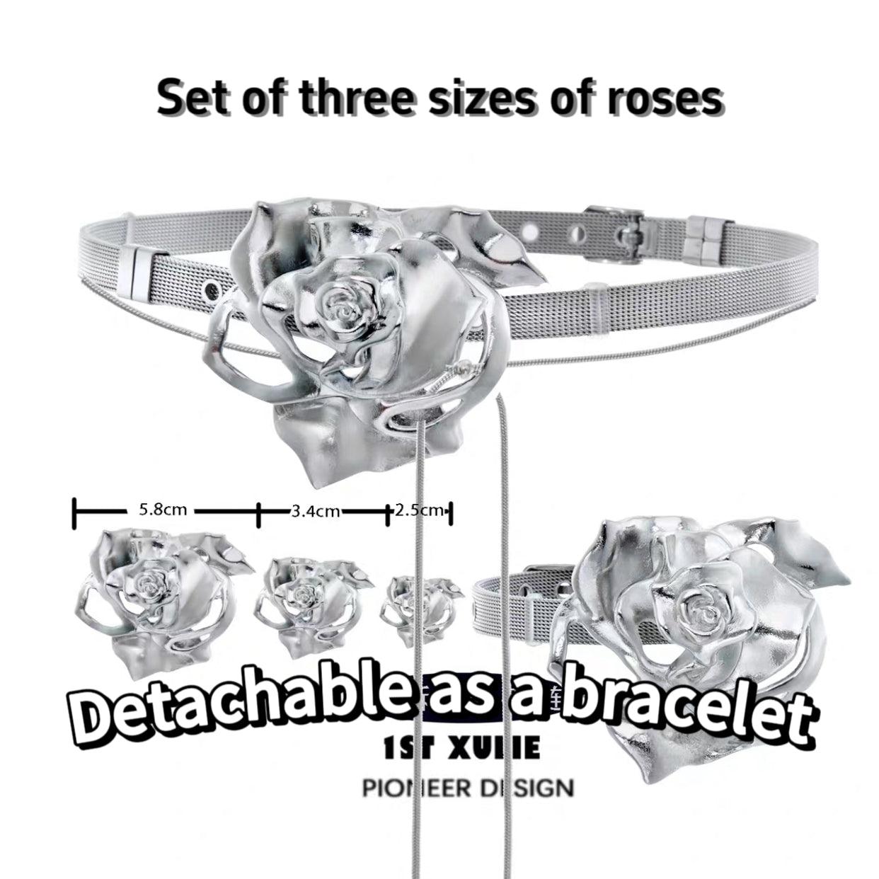 Taboo Rose Multifunctional Chain Bracelet - Adjustable Fashion Jewelry for Women | Perfect for Parties, Dating & Everyday Wear