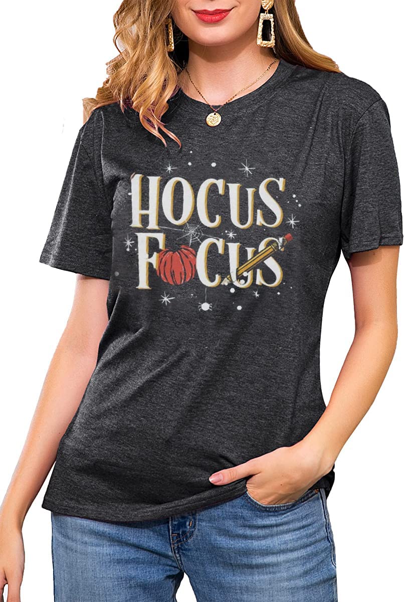 Halloween Teacher Shirts for Women - Cute Pumpkin Fall Season Short Sleeve T-Shirts | Perfect Teacher Appreciation Gift & Back to School Outfit