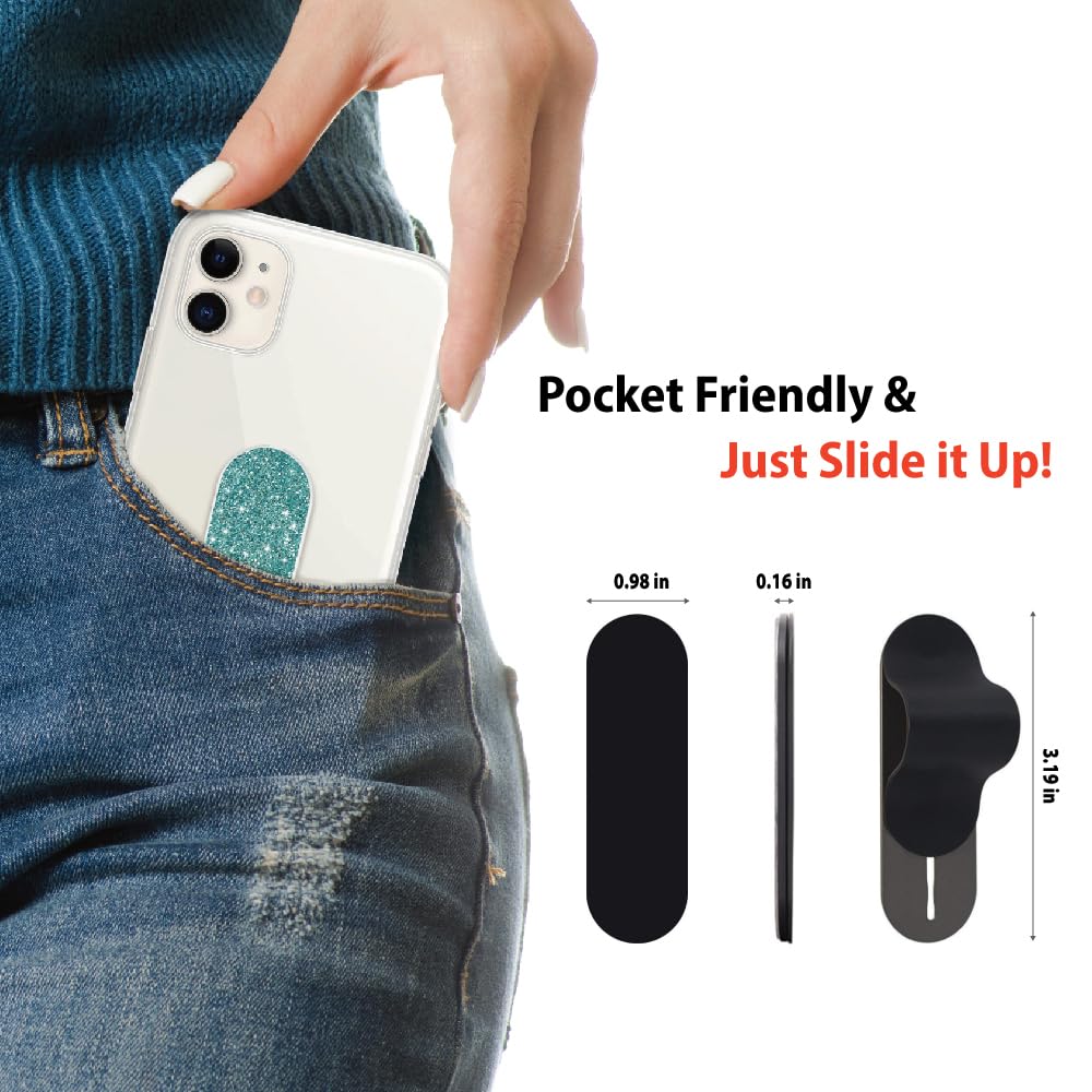 Original Multi-Band Phone Grip - Secure Hand Strap Holder with Slim Finger Loop for Selfies | Phone Stand Compatible with Most Smartphones | Perfect for Selfies, Gaming, and Everyday Phone Use