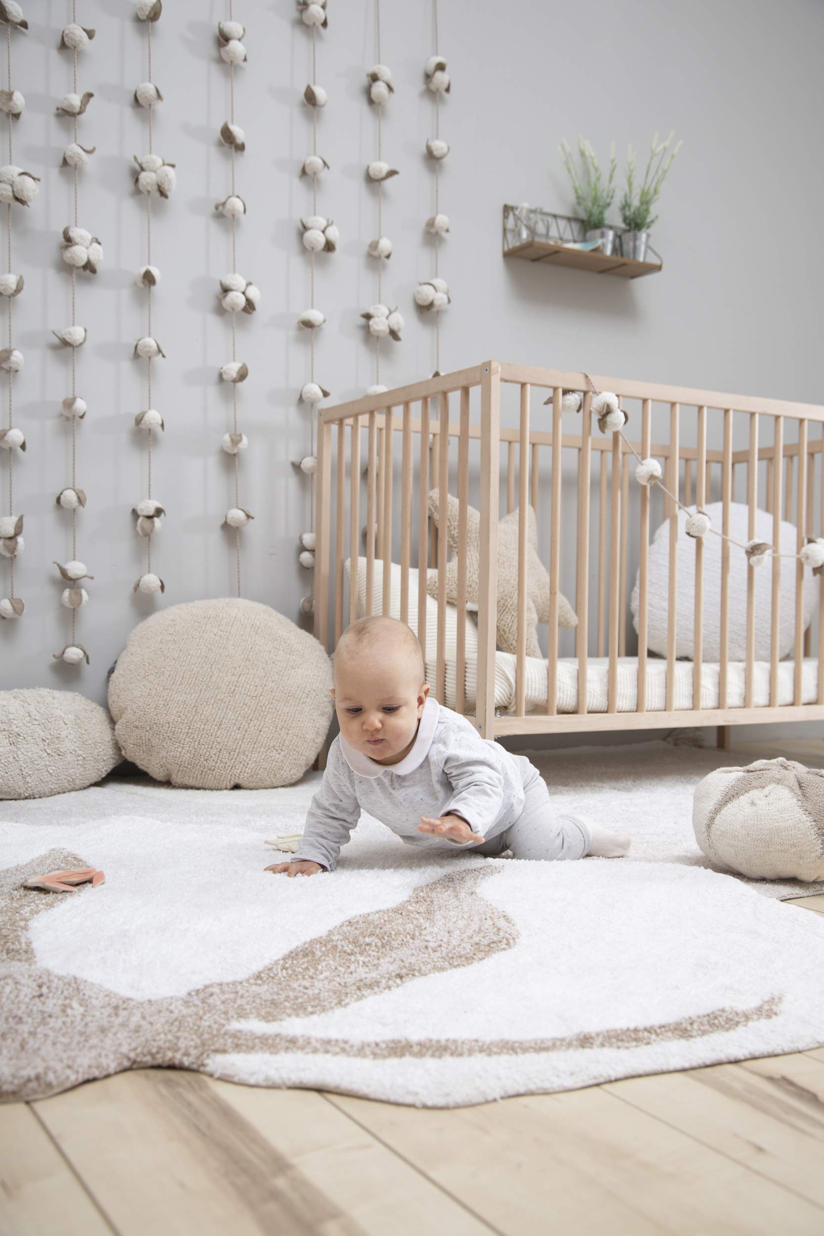 Lorena Canals Machine Washable Rug - Soft, Eco-Friendly & Non-Slip - Perfect for Nursery, Living Room & Bedroom Decor