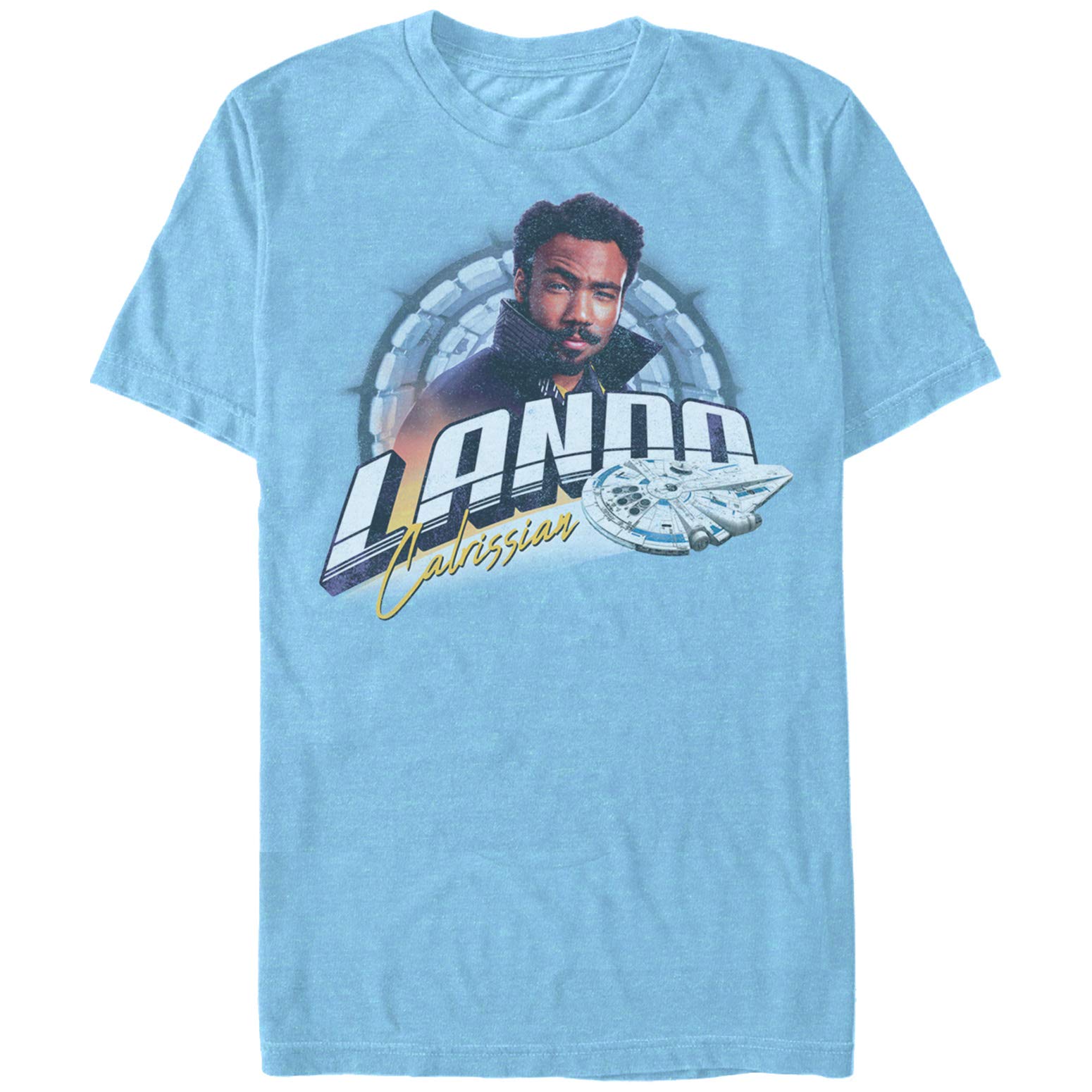 Men's Star Wars Lando Calrissian Millennium Falcon T-Shirt | Official Solo Movie Merchandise | Perfect for Cosplay, Conventions & Fan Gifts