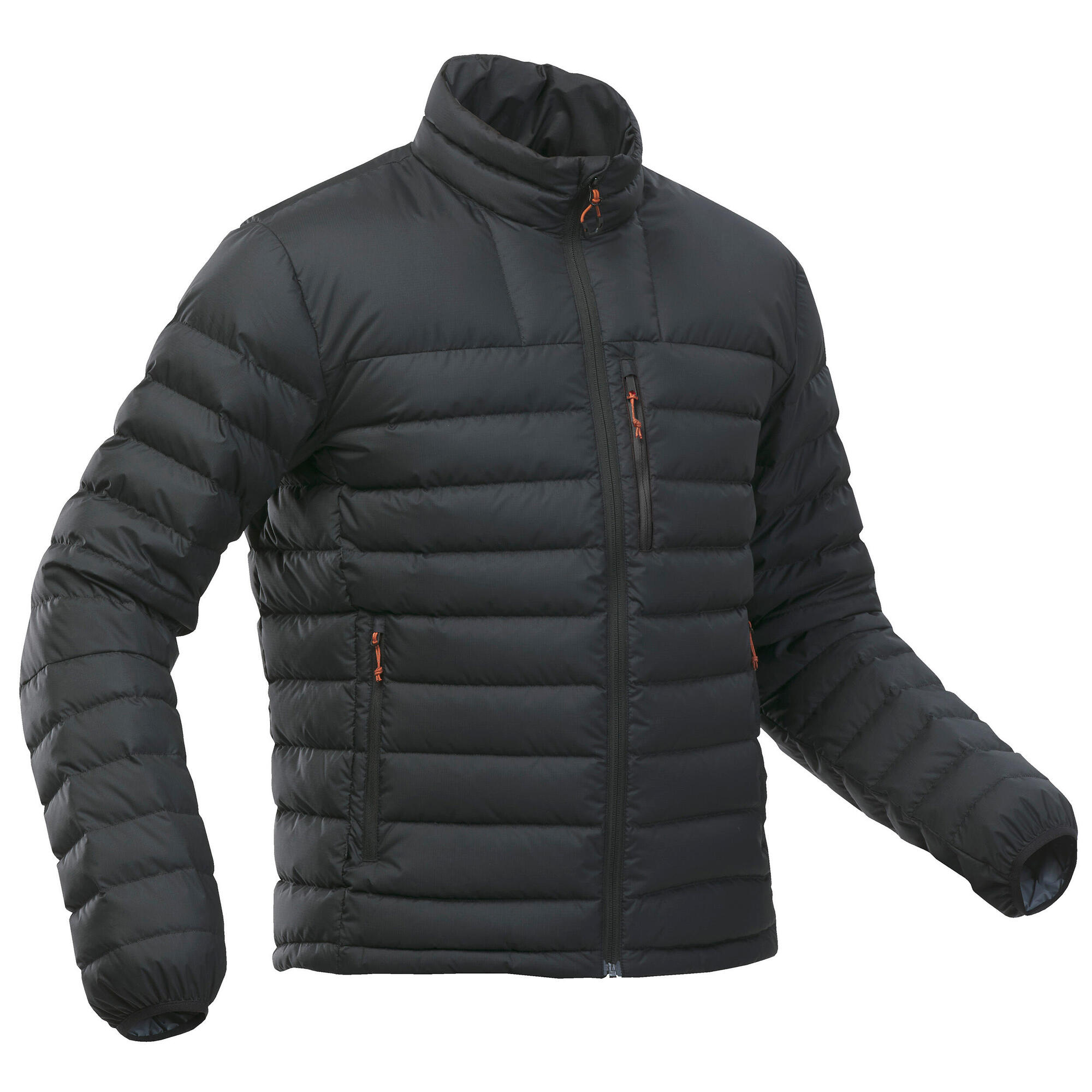 Forclaz Men's MT500 Down Puffer Jacket - Lightweight Warm Winter Coat, Waterproof Windproof Outdoor Jacket for Hiking, Skiing & Cold Weather Activities