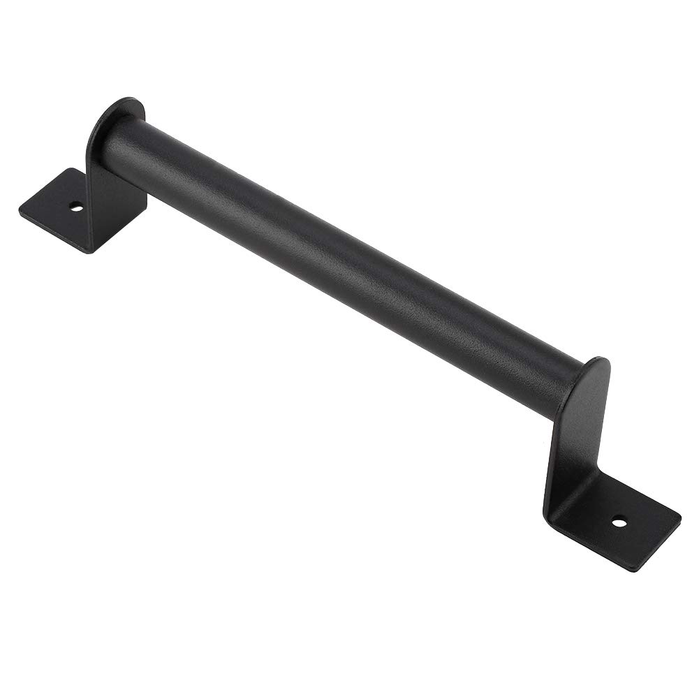 Heavy Duty Carbon Steel Black Sliding Barn Door Handle - Modern Outdoor Shed & Closet Handle for Wooden Gates & Doors | Perfect for Farmhouse, Rustic Home Decor & DIY Projects