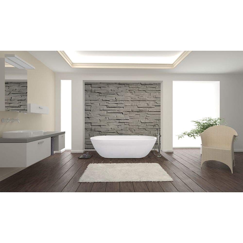 Transolid T4200-PC Freestanding Bathtub Faucet in Polished Chrome - Perfect for Modern Bathroom Renovations and Spa-Like Bath Experiences