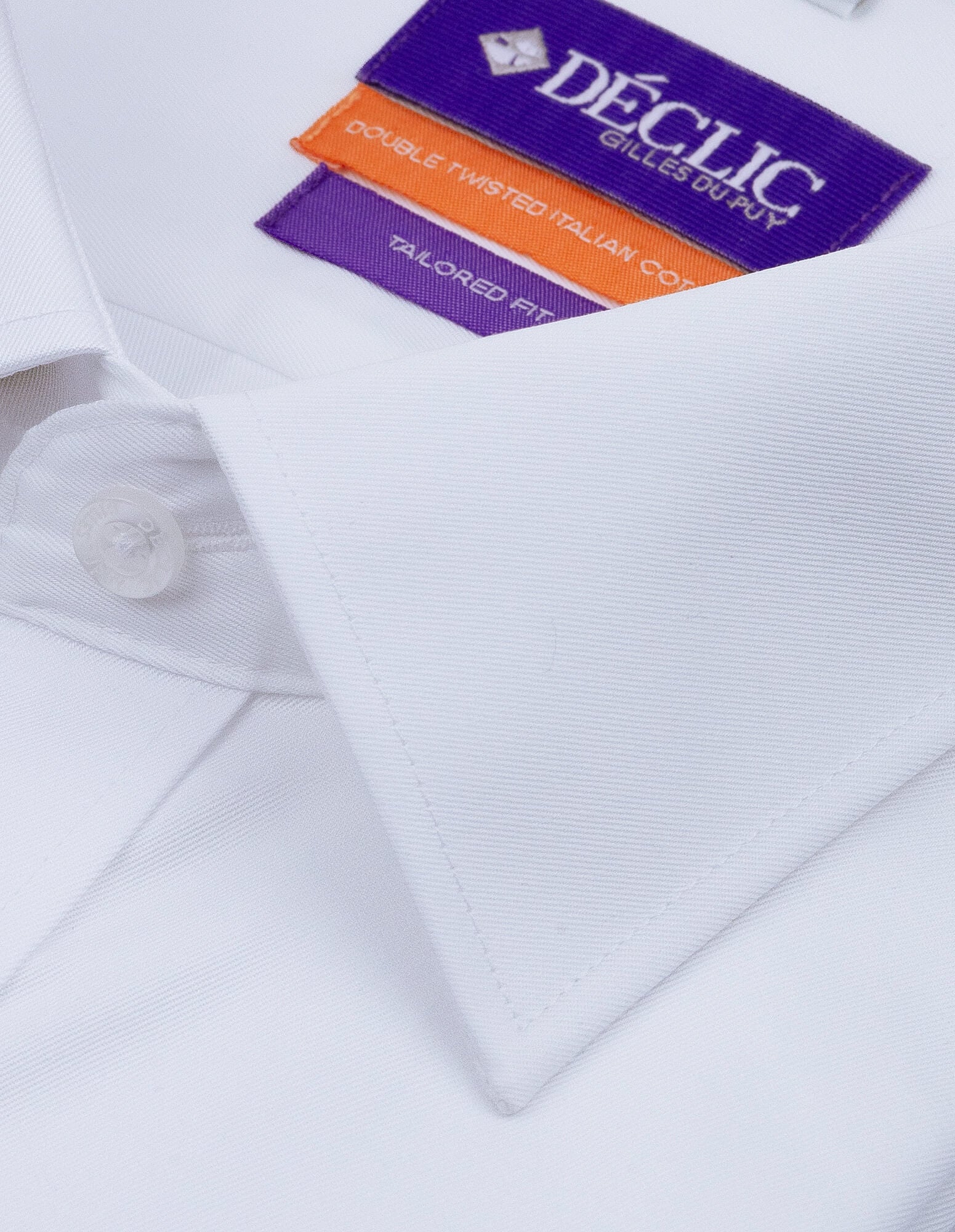 DÉCLIC Sel Tailored Shirt for Men - Premium Single Cuff Dress Shirt - Formal & Business Attire for Office, Weddings & Special Occasions