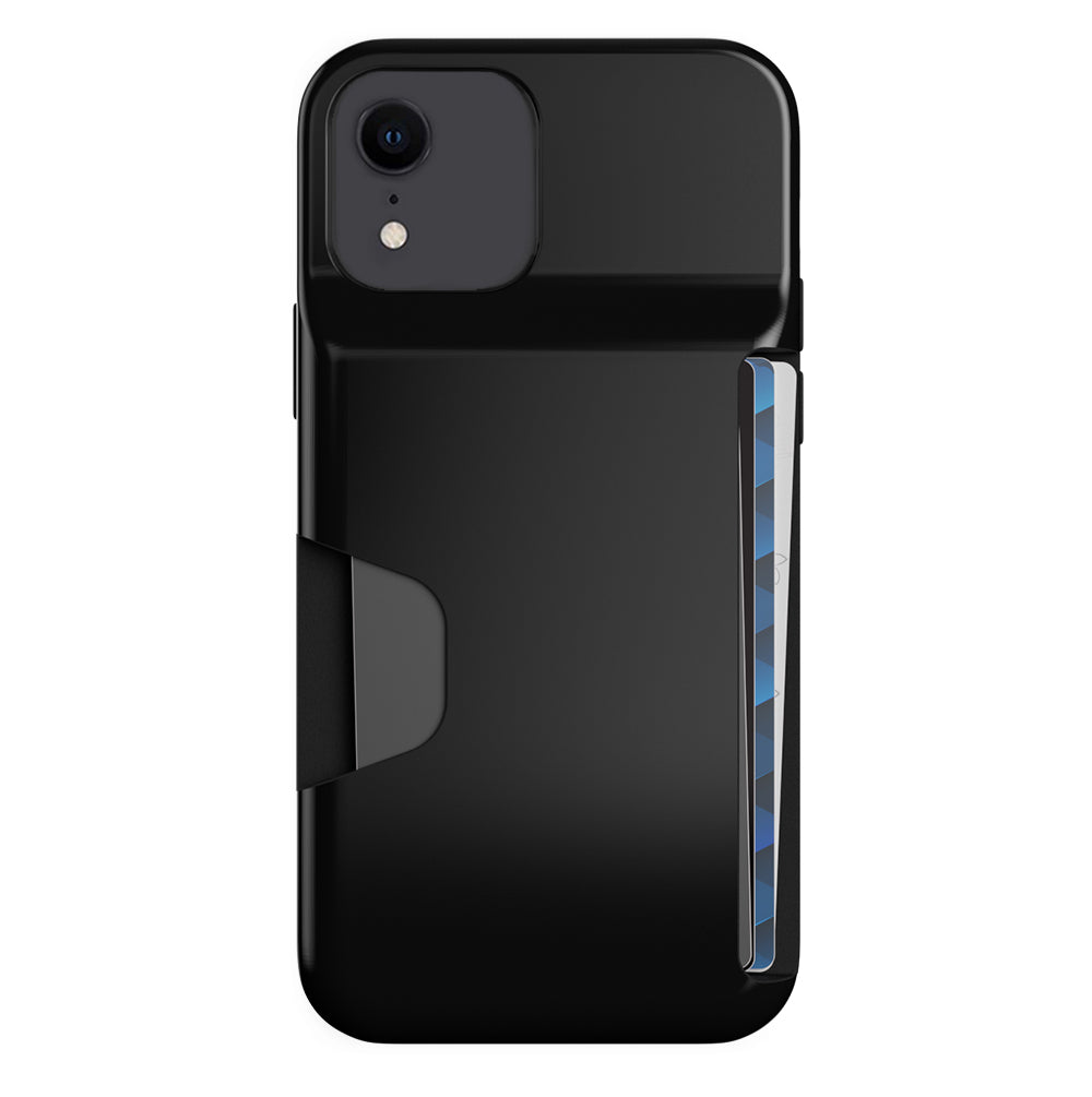 Premium Black Leather iPhone Wallet Case - Slim RFID Blocking Phone Cover with Card Holder - Perfect for Travel, Shopping & Everyday Use
