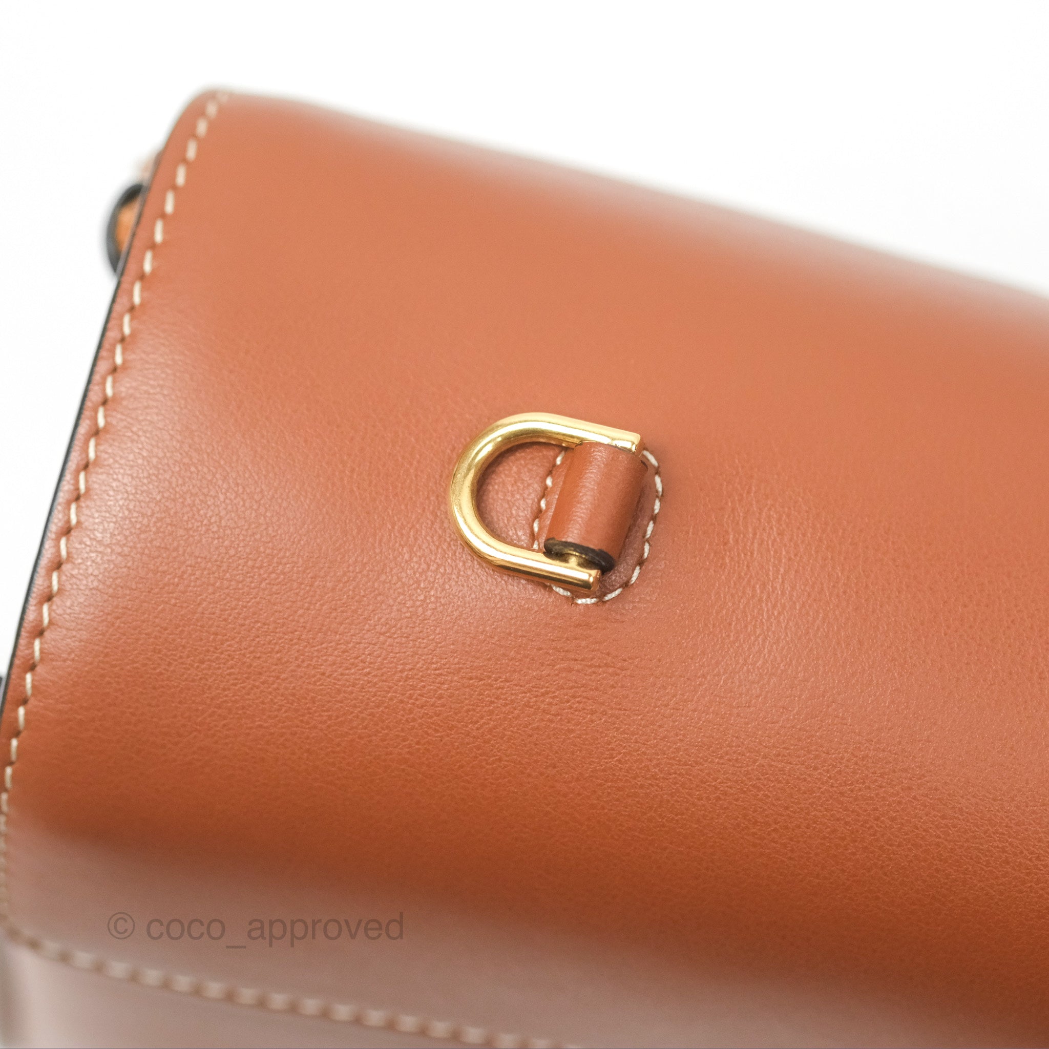 Celine Teen Soft 16 Shoulder Bag in Tan Smooth Calfskin Leather - Perfect for Everyday Use, Work & Travel