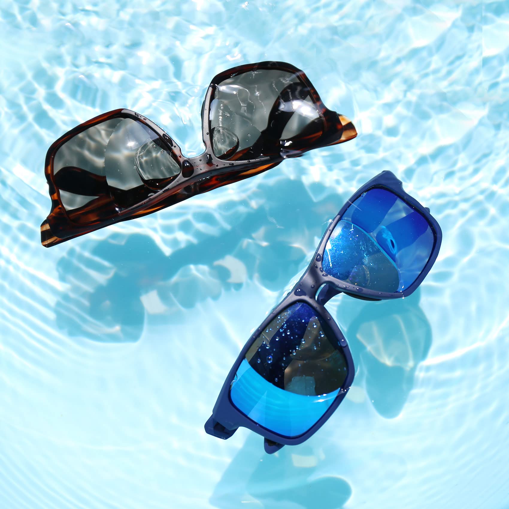 Polarized Floating Sunglasses for Men & Women - UV Protection, Anti-Glare, Lightweight for Fishing, Boating, Kayaking & Water Sports