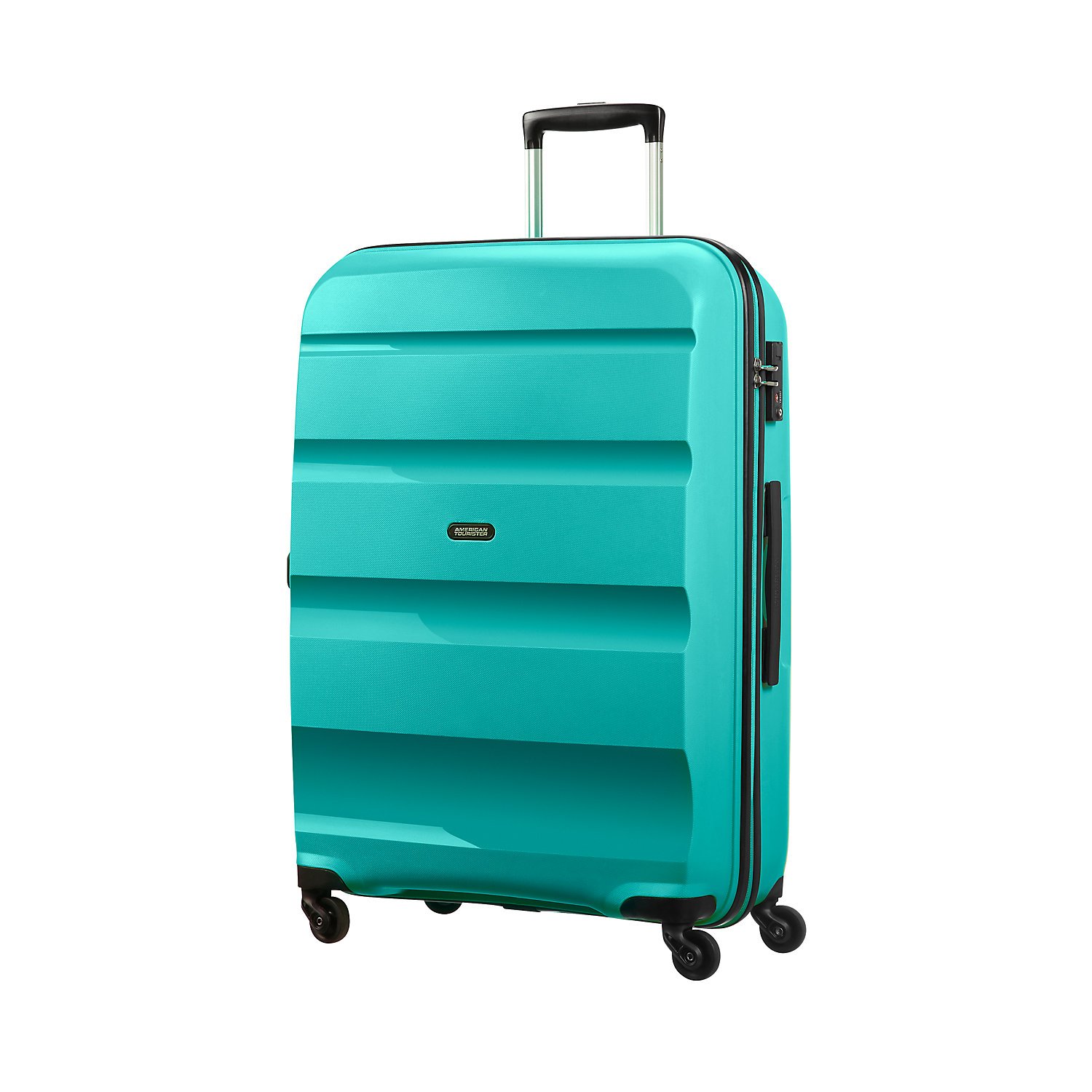 American Tourister 91L Large Hand Luggage Carry-On Suitcase - Deep Turquoise Color for Travel, Business Trips & Weekend Getaways | Lightweight & Durable Spinner Luggage