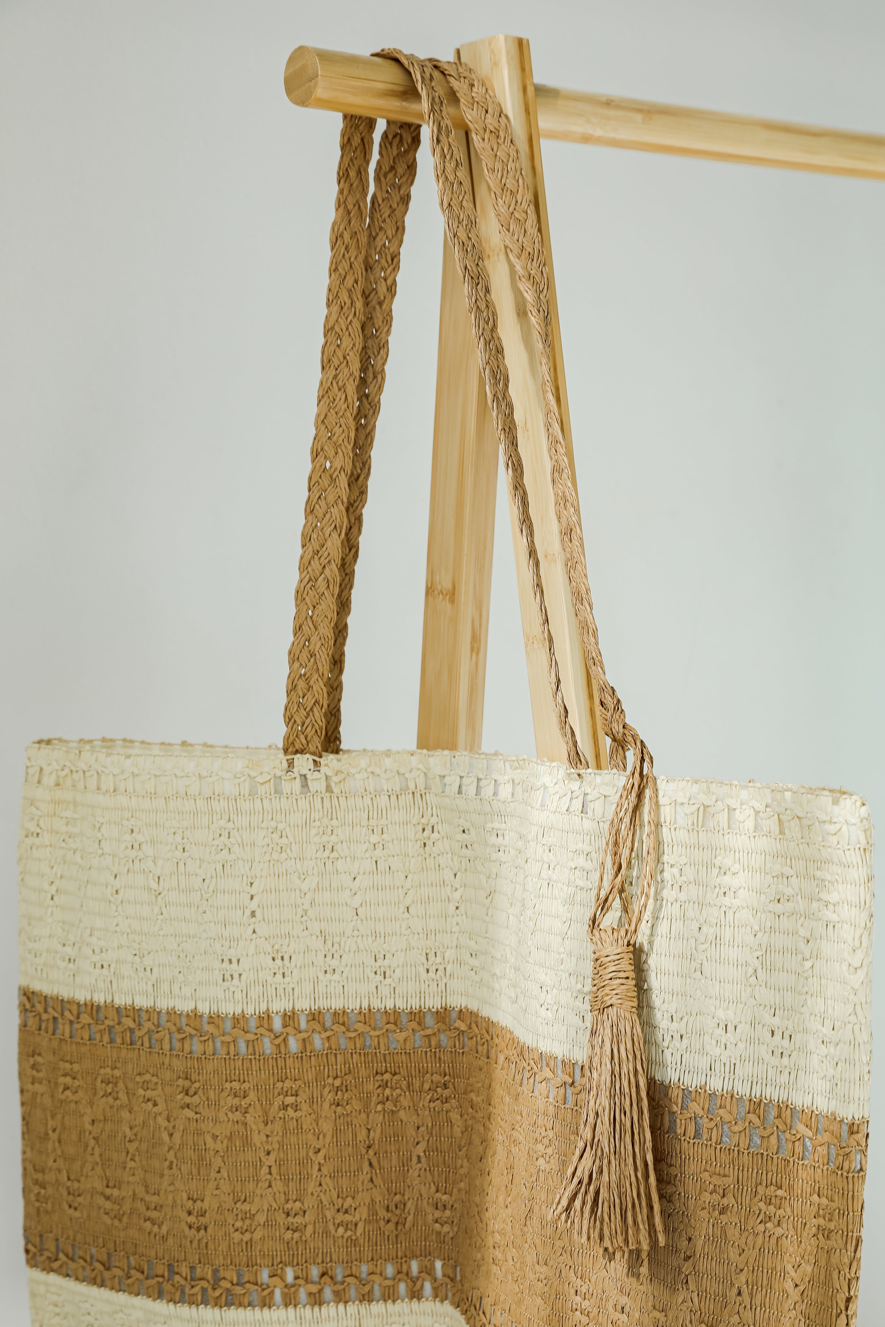 Coastal Natural Straw Tote Bag - Eco-Friendly Beach Bag for Women | Perfect for Summer Vacation, Picnic, and Shopping