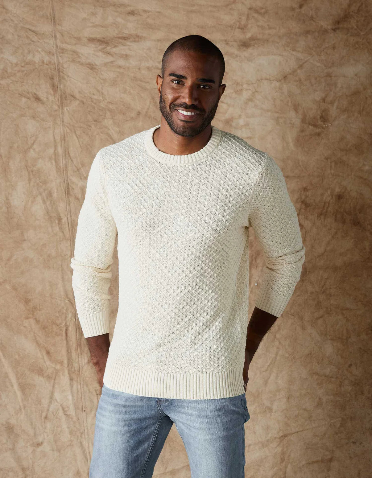 Pique Stitch Crew Neck T-Shirt for Men - Breathable Cotton Casual Tee | Perfect for Everyday Wear, Gym & Outdoor Activities