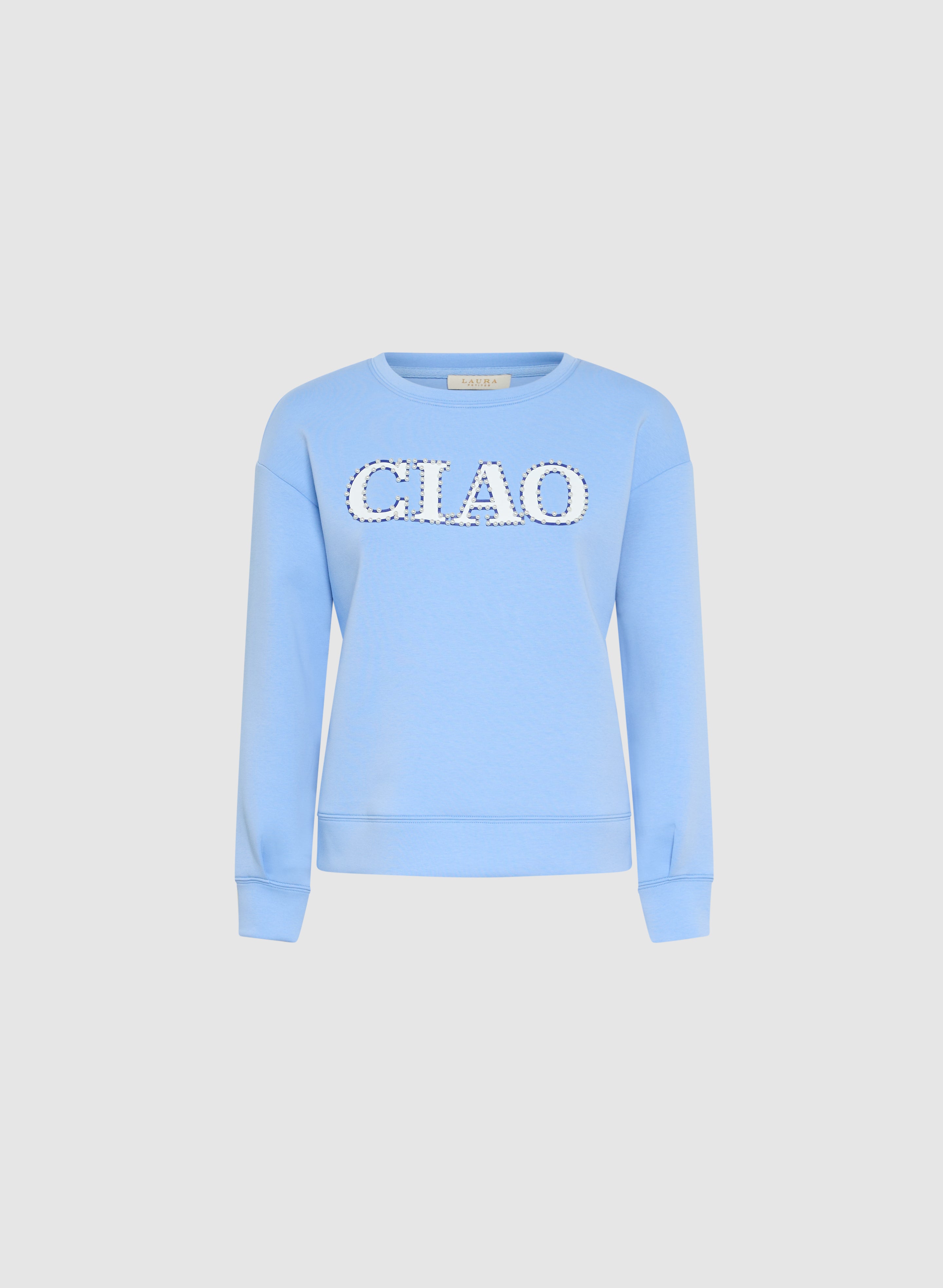 Stylish 'Ciao' Long Sleeve T-Shirt for Women - Comfortable Casual & Layering Top for Everyday Wear