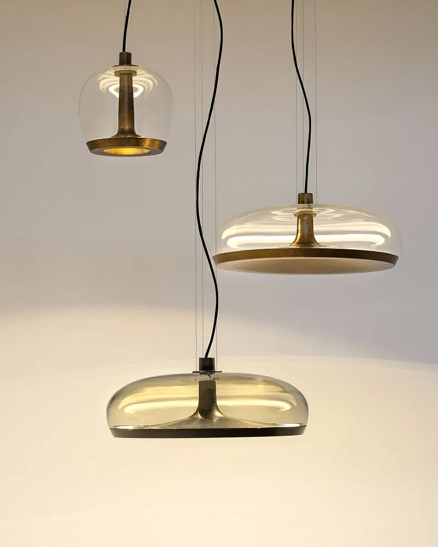 Aurelia Pendant Lamp - Modern Glass Ceiling Light Fixture for Dining Room, Kitchen Island & Living Room Decor | Elegant Hanging Chandelier Lighting for Home & Office
