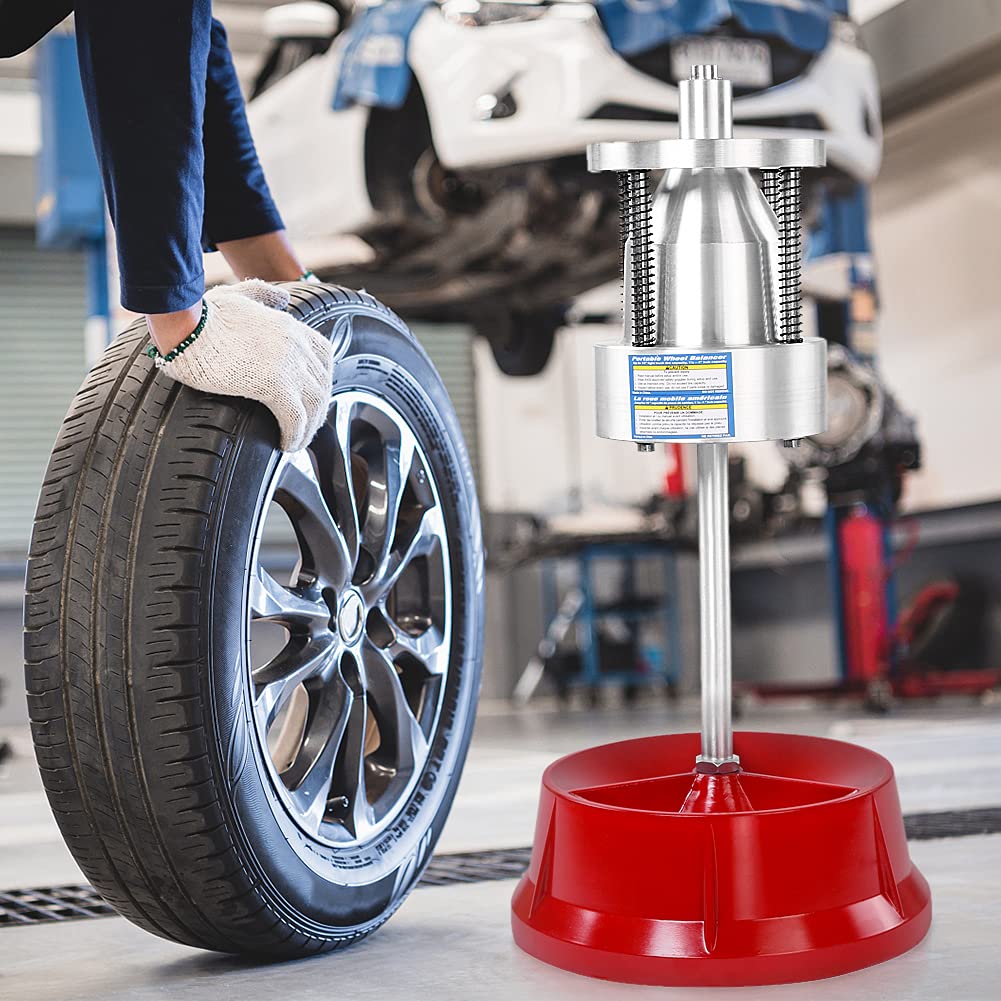 Professional Portable Bubble Wheel Balancer - Heavy Duty Tire Rim Balancing Machine for Cars & Trucks | Perfect for Auto Shops, DIY Mechanics & Mobile Tire Services
