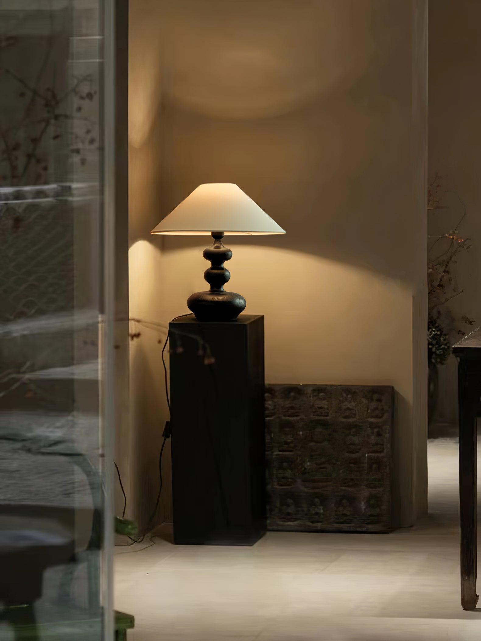 Creative Gourd Table Lamp - Handmade Natural Decorative Lighting for Living Room, Bedroom, and Office - Perfect for Cozy Home Decor and Ambient Lighting