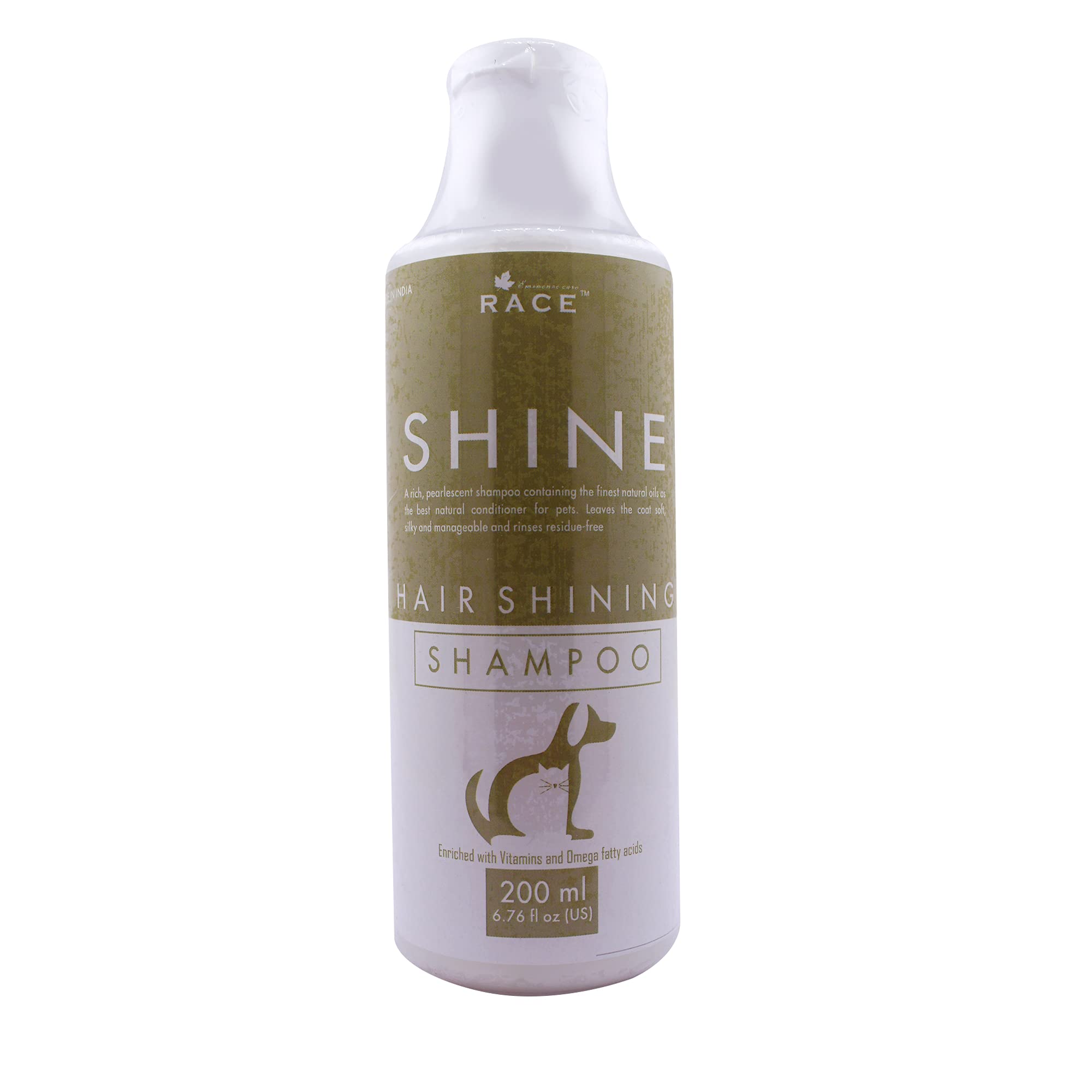 Race Products Shine Hair Shining Shampoo - 200ml for Smooth & Glossy Hair - Perfect for Daily Use & Special Occasions