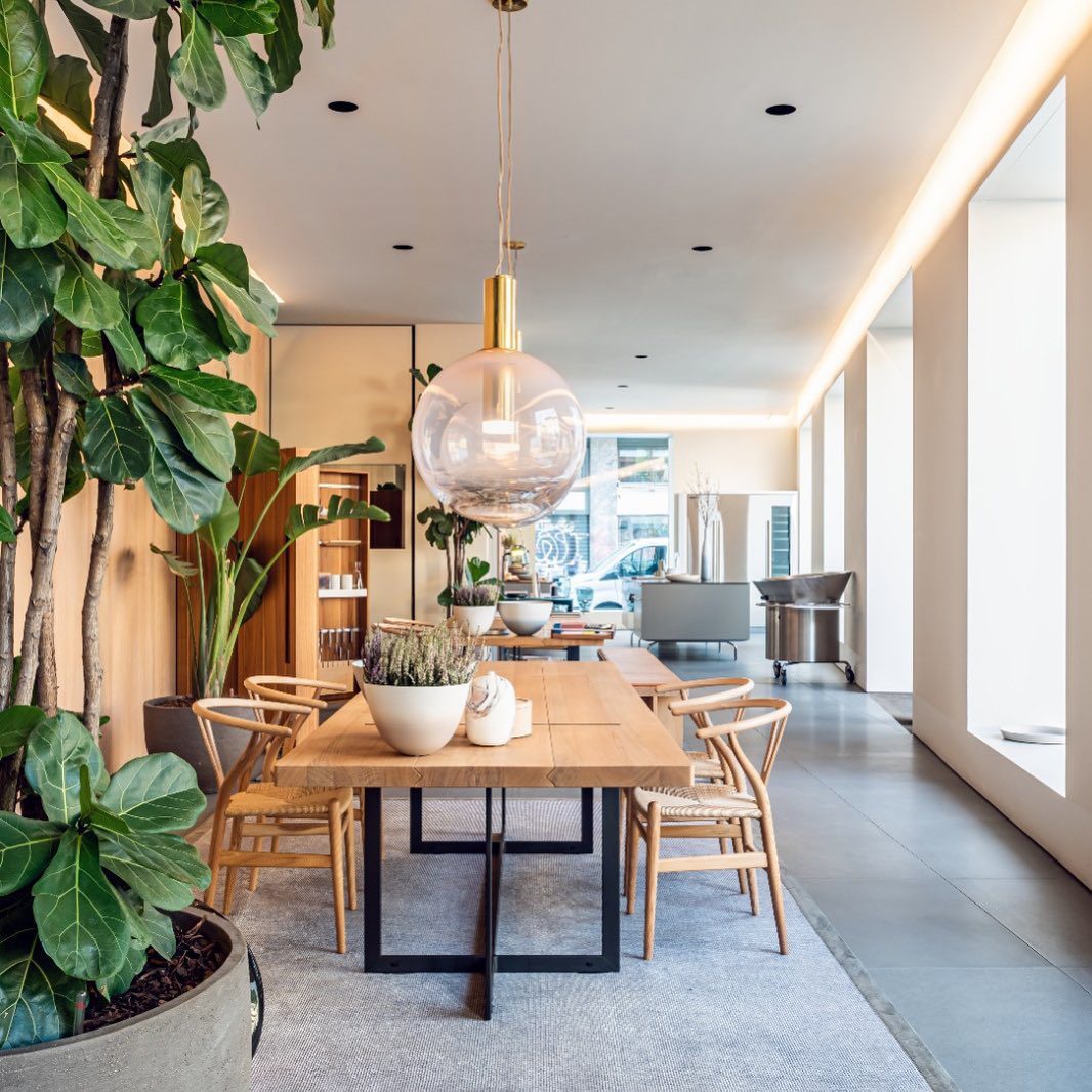 Eidos Collection Modern Pendant Lamp - Elegant Hanging Light Fixture for Dining Room, Kitchen Island & Living Room Decor