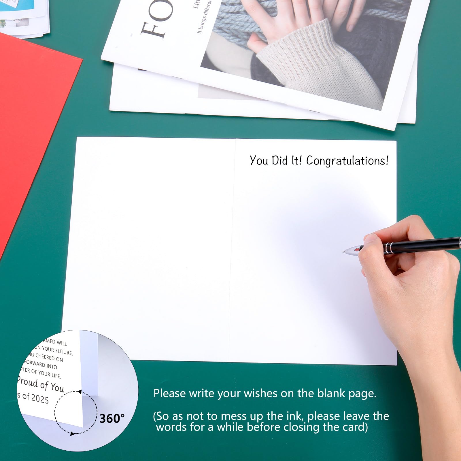 Class of 2025 Graduation Gifts for Him & Her - Bulk Graduation Cards, Announcements & Decor - Perfect for High School Seniors, College Graduates - Great as Christmas Stocking Stuffers & Celebration Gifts