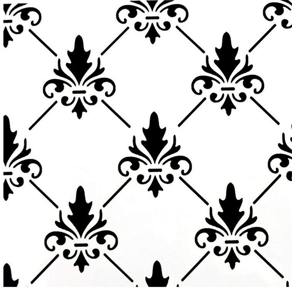 VALINK Plastic Sugarcraft Fondant Cake Stencil - Flower Template Mold & Cake Lace Border Mould for Wedding, Birthday Cake Decorating | DIY Icing Sugarcraft Tool, Baking Mold (Pattern 03) | Perfect for Cake Decorating, Cupcake Design, and Pastry Arts