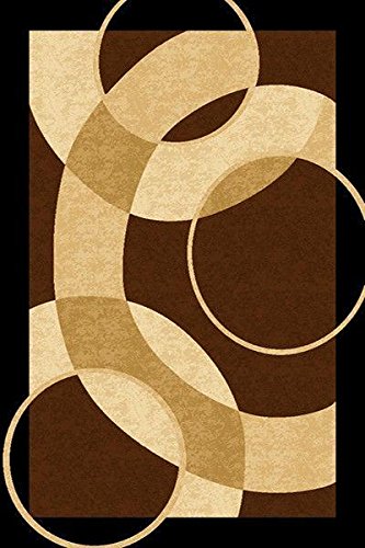 Premium 3D Effect Hand Carved Modern Abstract Area Rug - 3x5 & 4x6 Sizes - Luxury Colorful Contemporary Rug for Bedroom, Living Room & Dining Room - Beige Brown Cream Design (Model 1052) - Perfect for Home Decor, Office Spaces & Cozy Interior Styling