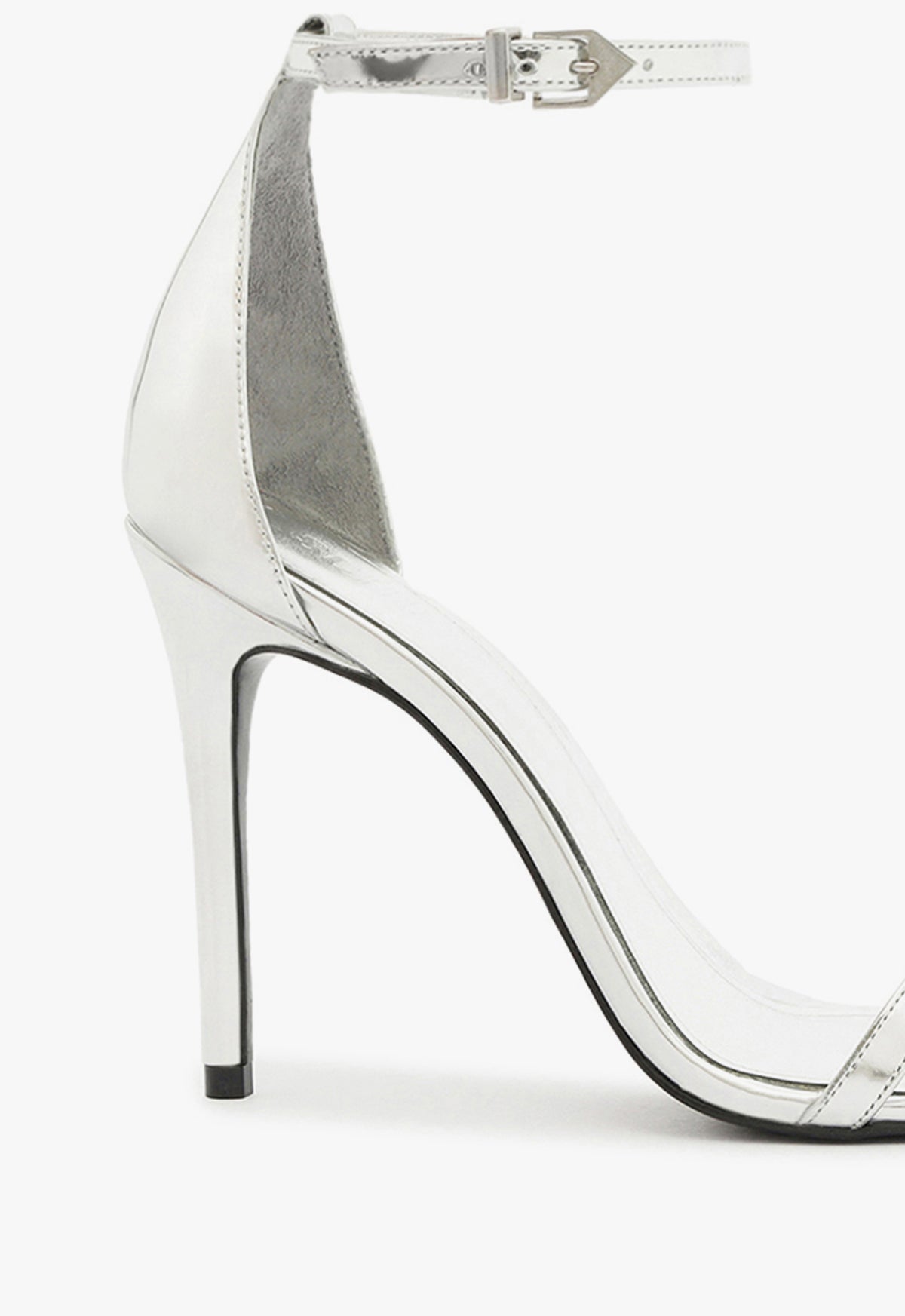 Jenna Specchio Leather Sandals with High Heel - Women's Fashion Dress Sandals for Summer, Parties & Weddings