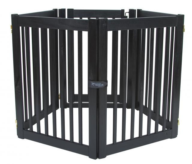 AmishCraft Extra Wide Pet Gate - 4 Colors for Dogs, Cats & Kids - Perfect for Doorways, Hallways & Stairs