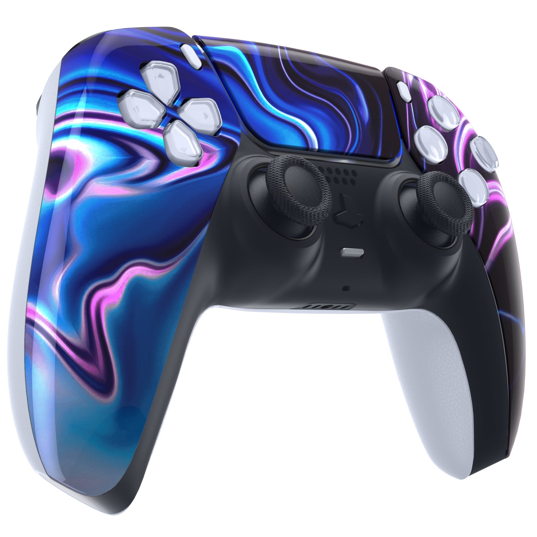 eXtremeRate PS5 Controller Front Housing Shell Replacement - Compatible with BDM 010/020/030/040/050 Models - Custom Touchpad Cover - Gaming Accessory for Enhanced Playstation 5 Experience - Perfect for Controller Repair & Customization
