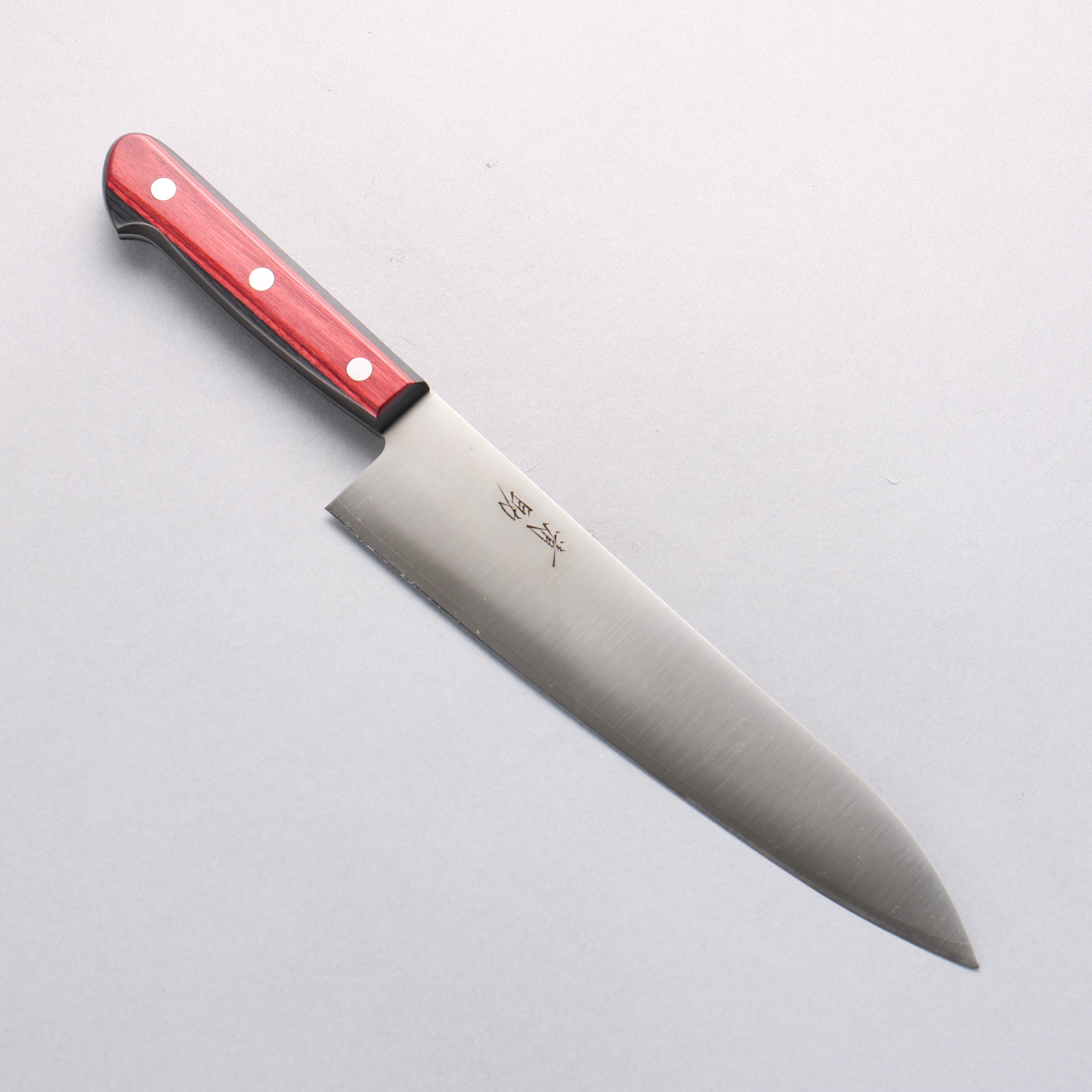 Premium Seisuke SLD Migaki Polish Finish Gyuto Chef Knife 210mm - Japanese High Carbon Steel Blade with Red Pakka Wood Handle - Perfect for Sushi, Meat Cutting & Professional Kitchen Use