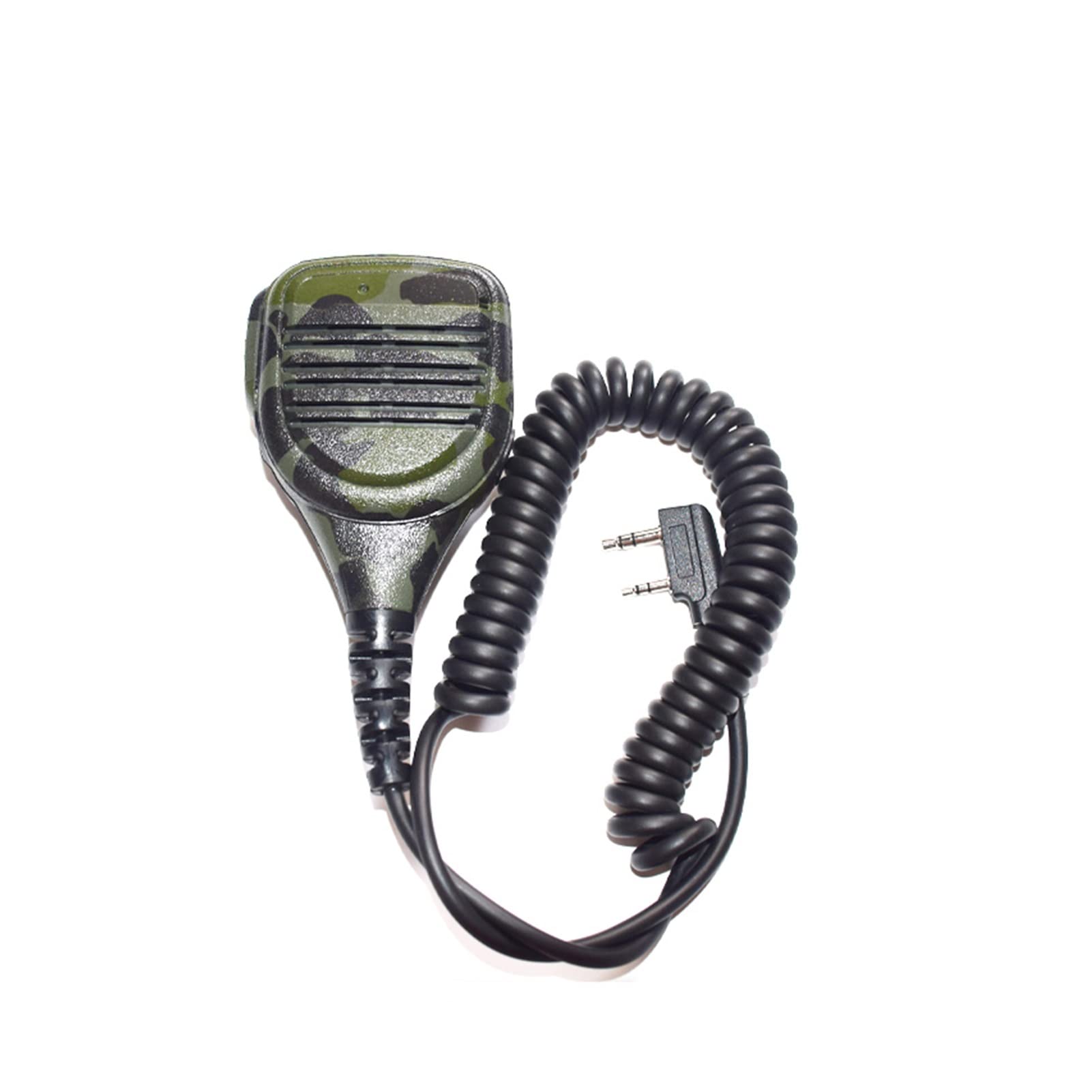 ARSMI Camouflage Walkie Talkie Microphone - PPT Speaker Mic for Kenwood & Baofeng Two-Way Radios - Ideal for Outdoor Adventures, Hunting, and Security Communications