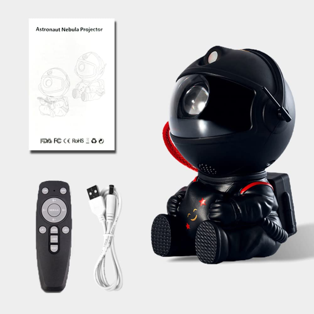 LIZHOUMIL Astronaut Star Projector - Galaxy Night Light with Remote Control, 360° Adjustable LED Star Projector for Kids & Adults | Perfect for Bedroom, Nursery, Home Theater & Relaxation