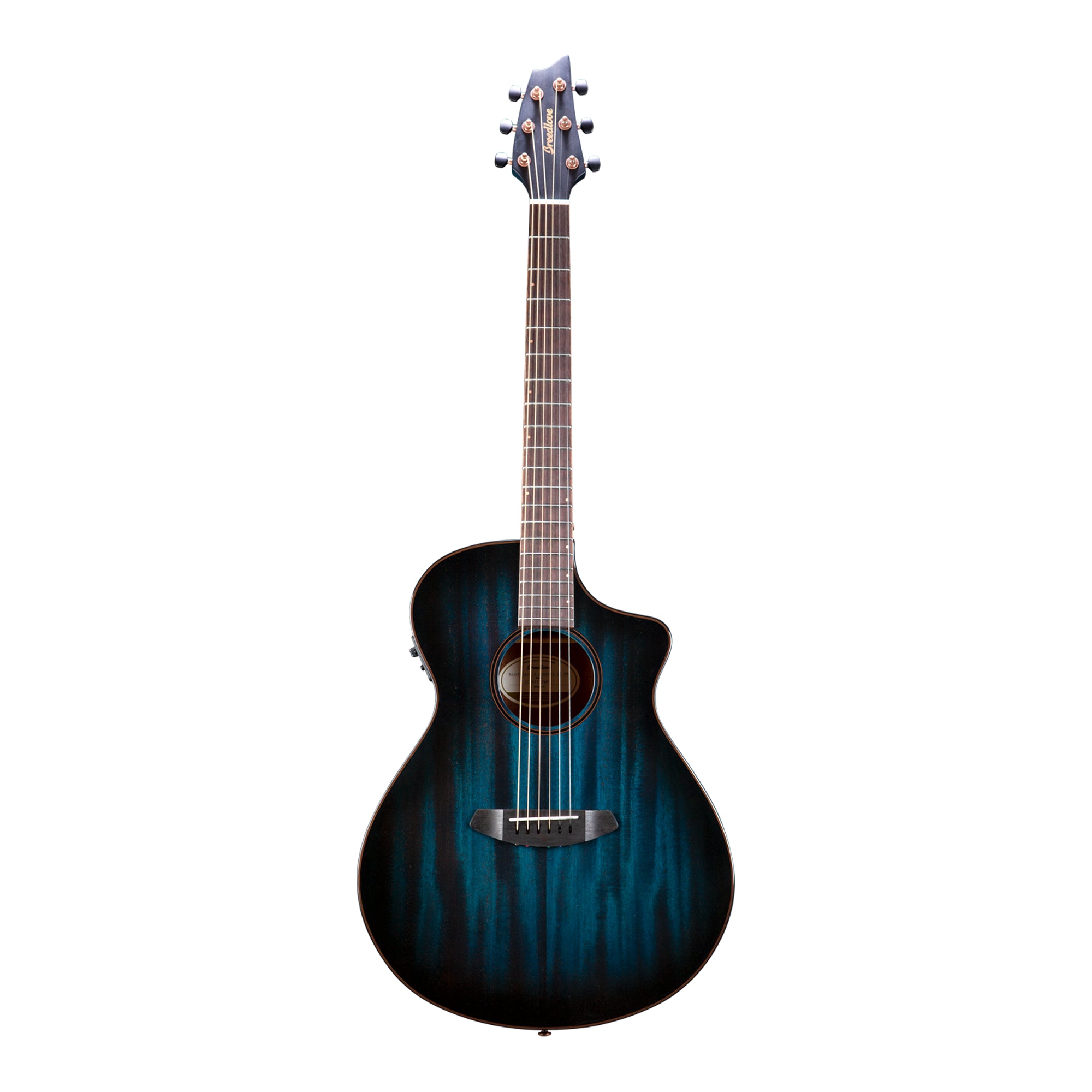 Breedlove Eco Rainforest S Concert CE Acoustic Electric Guitar - Sustainable Tonewood, Cutaway Design, Electronics Included | Perfect for Live Performances, Studio Recording & Traveling Musicians