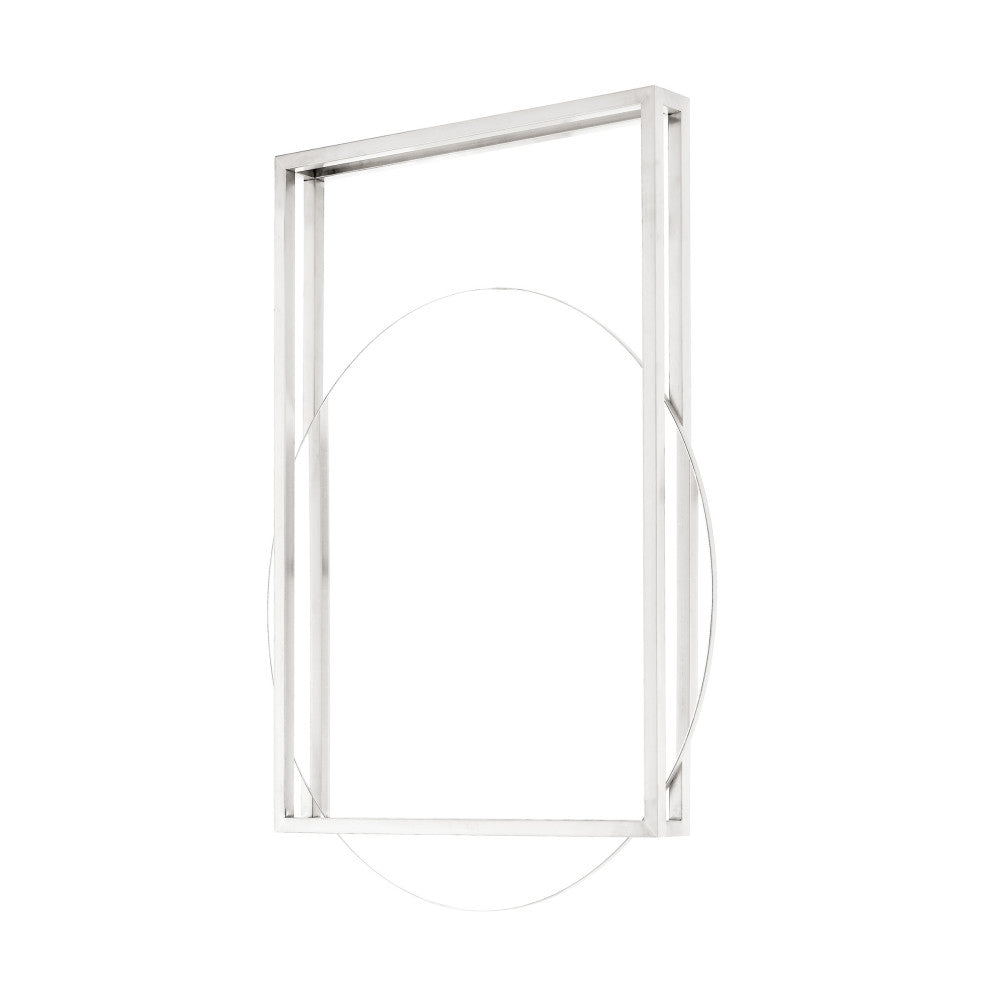 Chrome Vanity Mirror with LED Lights - 35.5