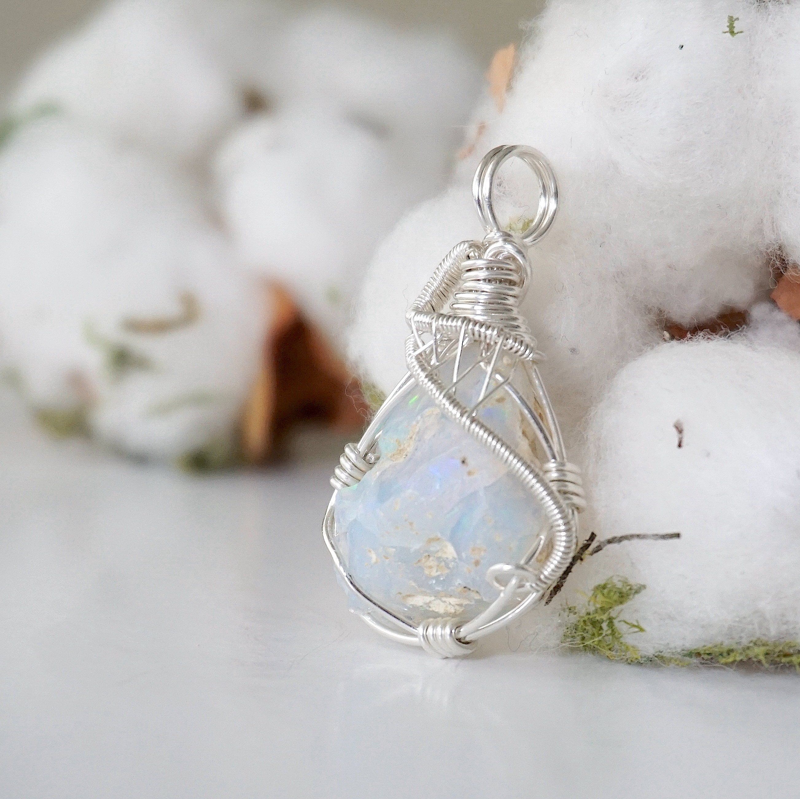 Fire Opal Pendant Necklace - Sterling Silver 925 Jewelry for Women | Elegant Gift for Birthday, Anniversary & Special Occasions