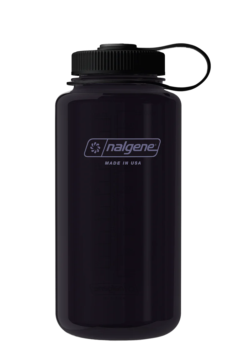 Nalgene 32oz Wide Mouth Water Bottle - BPA Free, Leak Proof & Durable for Outdoor, Gym & Travel | Sustainable Tritan Plastic