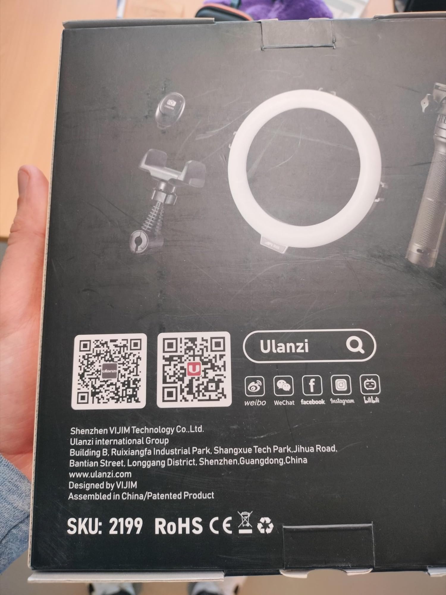 2 Pack VIJIM LED Ring Light with Tripod Stand, Phone Holder & Bluetooth Remote - Perfect for Live Streaming, YouTube Videos, TikTok, Makeup, Photography & Video Calls