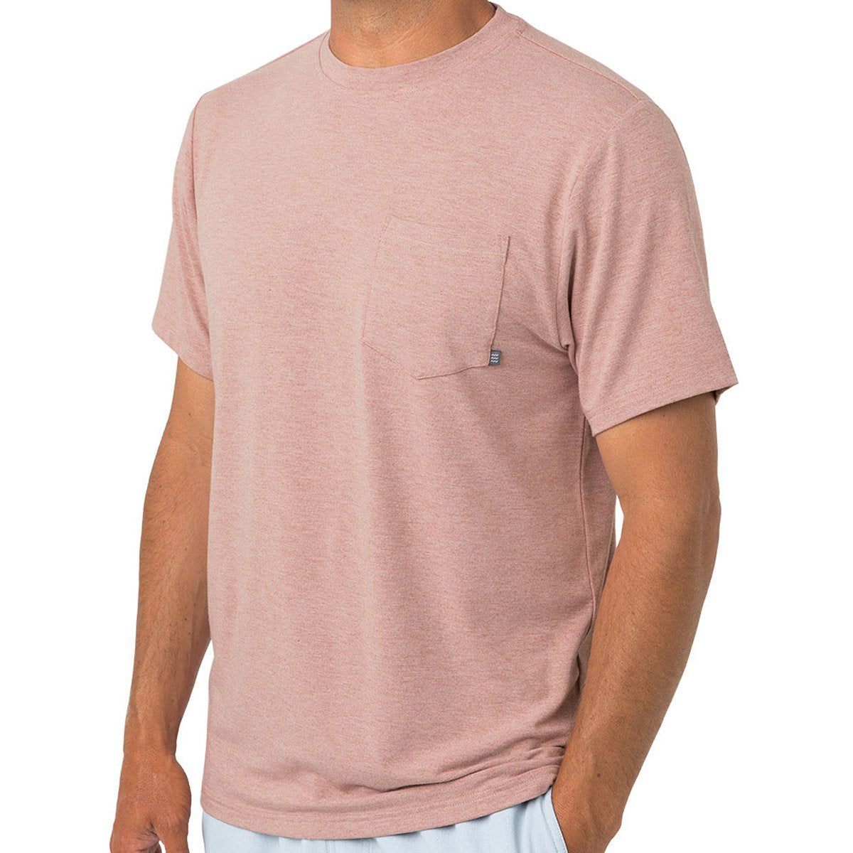 Breathable Men's Bamboo Flex Pocket T-Shirt - Soft Eco-Friendly Casual Tee for Everyday Wear, Gym & Outdoor Activities