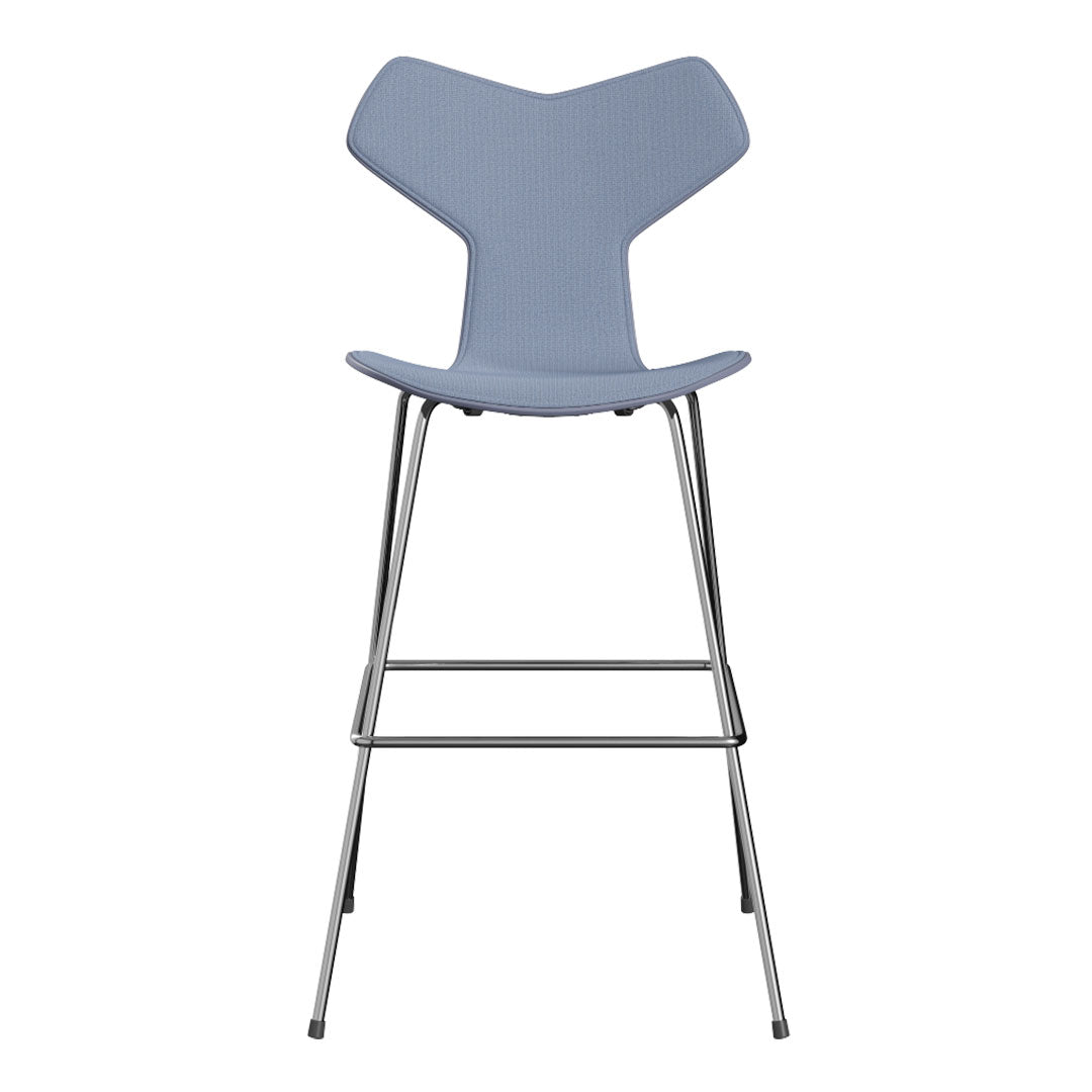 Premium Grand Prix Bar Stool 3139 - Lacquered Finish with Front Upholstery - Perfect for Home Bars, Kitchen Islands & Modern Restaurants