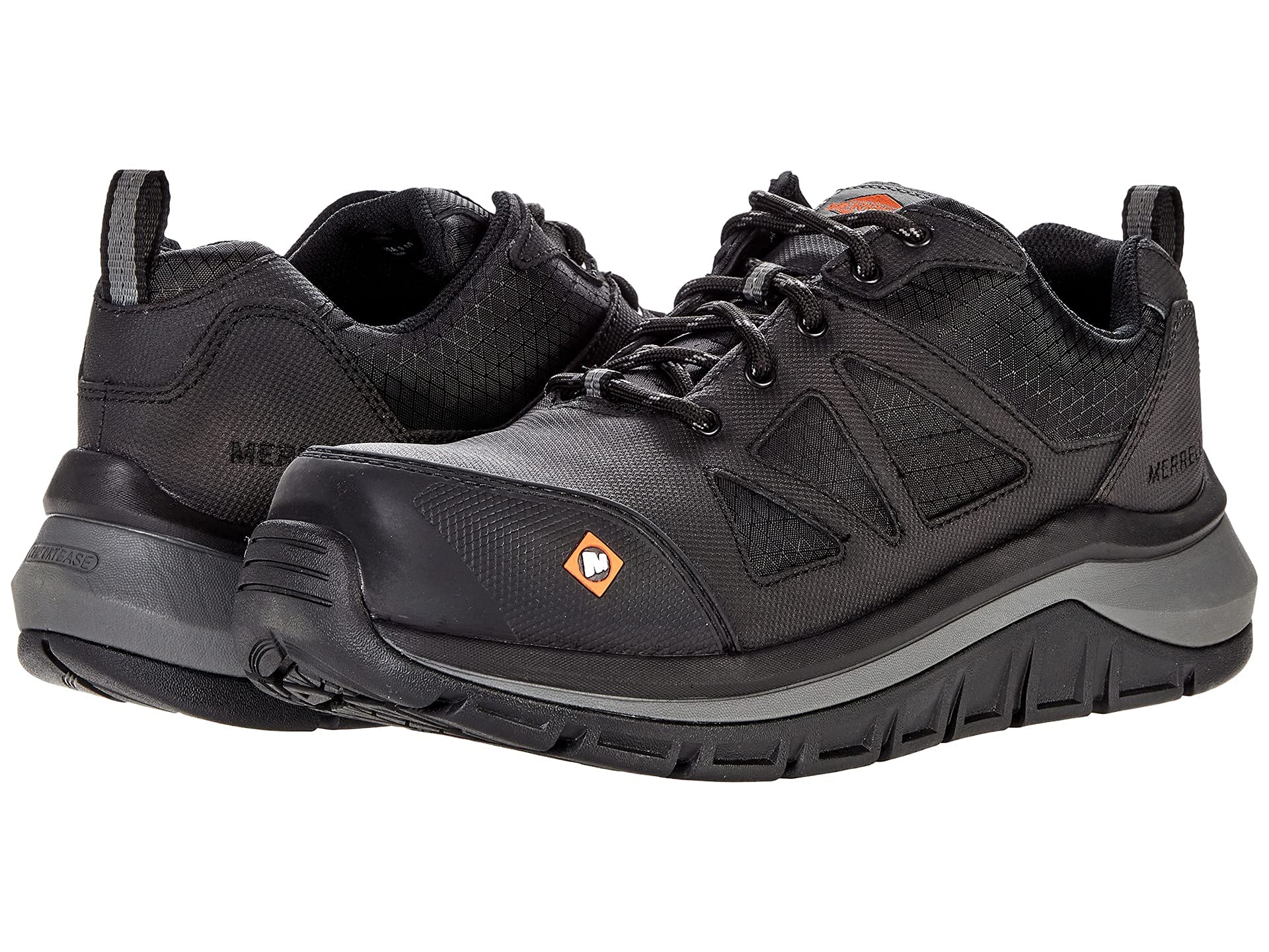Merrell Unisex-Adult Fullbench Speed Carbon Fiber Hiking Shoes - Lightweight & Durable for Outdoor Adventures, Trail Running & Backpacking - Black