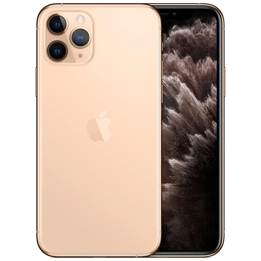 Apple iPhone 11 Pro Max 512GB Gold - AT&T Unlocked (Renewed Premium) Smartphone for Business & Travel | Fast Performance & Long Battery Life
