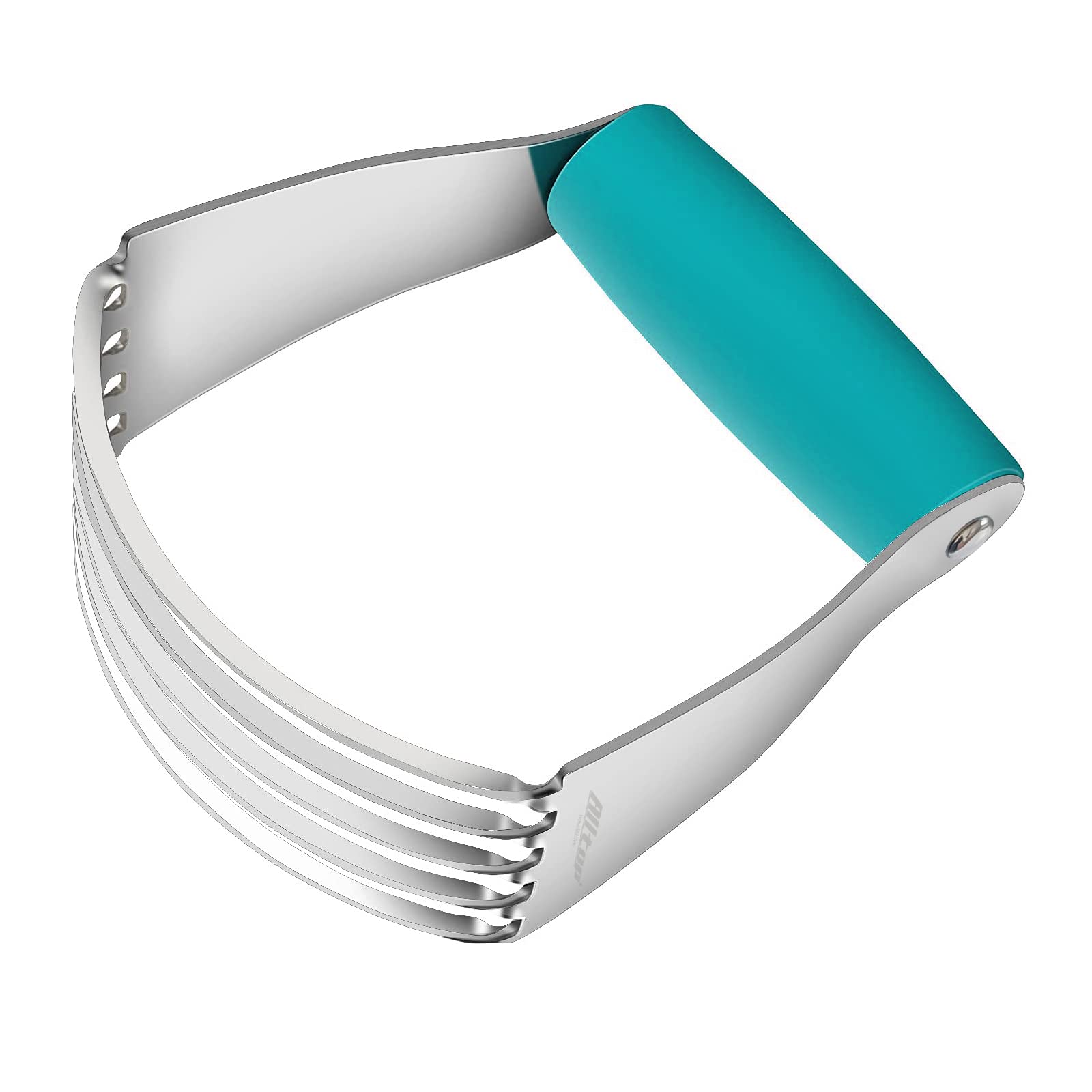 ALLTOP Stainless Steel Pastry Blender & Dough Cutter - Professional Baking Tool for Butter, Biscuits, Pies & Pastry Dough - Perfect for Flaky Pie Crusts & Almond Cookies - Ideal for Home Bakers & Kitchen Use (1 Pack, Turquoise)