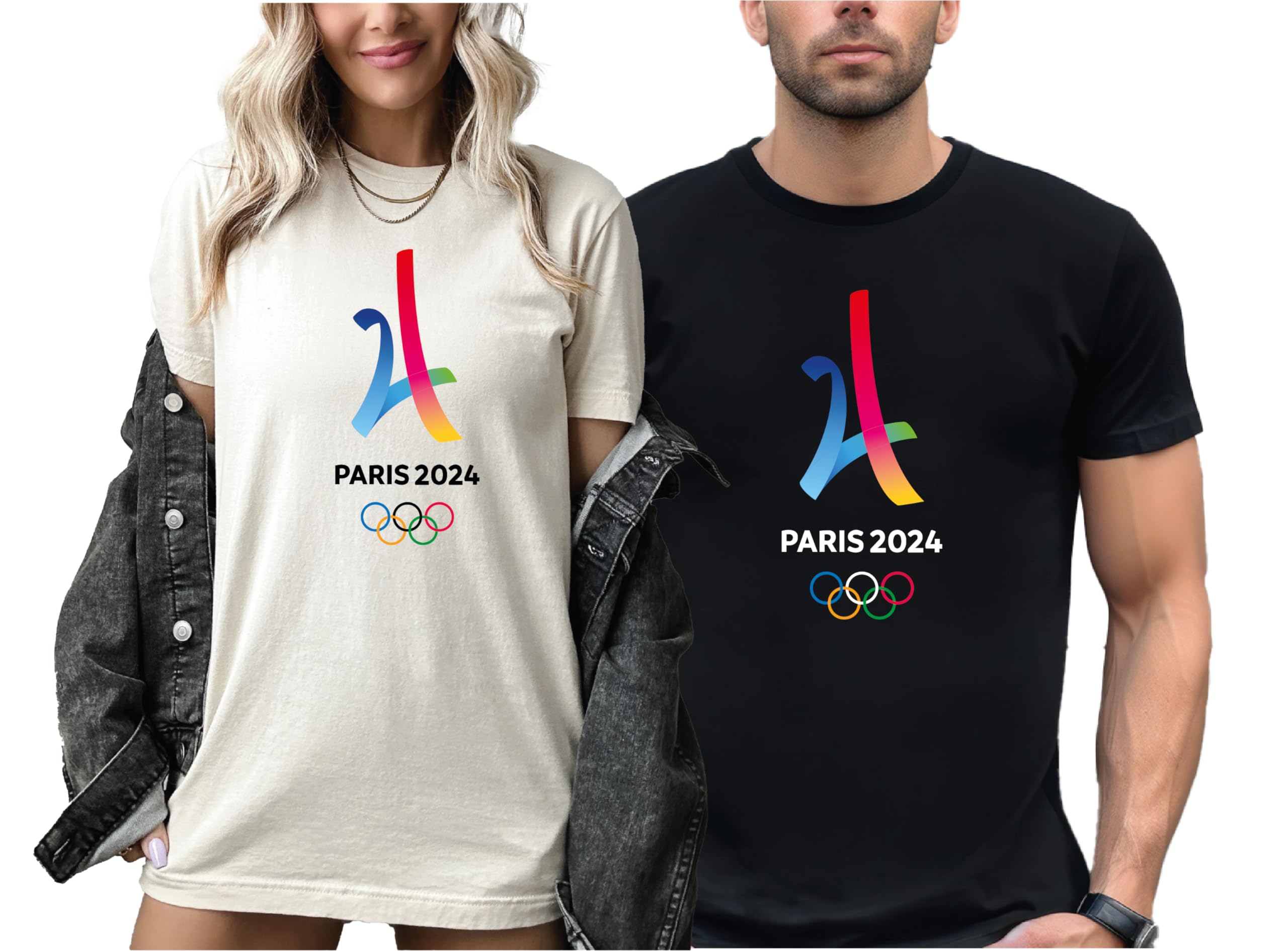 2024 Team USA Olympics Graphic T-Shirt - Paris Summer Games Apparel - Sporty Casual Tee for Fans, Travel & Vacation in France