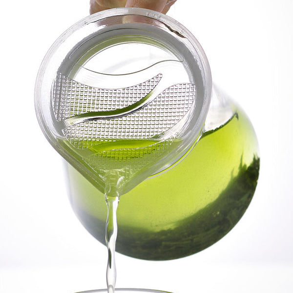 Hario V60 Glass Teapot with Stainless Steel Infuser - 700ml Japanese Style Pour Over Teapot for Loose Leaf Tea & Herbal Infusions - Perfect for Home, Office & Tea Ceremonies