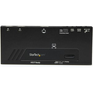 2-Port HDMI Automatic Video Switch 4K 2x1 HDMI Switcher with Fast Switching, Auto Sensing & Serial Control - Ultra HD HDMI Switch for Home Theater, Gaming & Office Setup