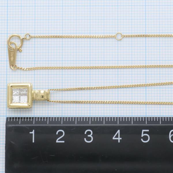 18K Yellow Gold Diamond Necklace for Women - Elegant & Timeless Jewelry Gift for Anniversary, Wedding, or Special Occasion