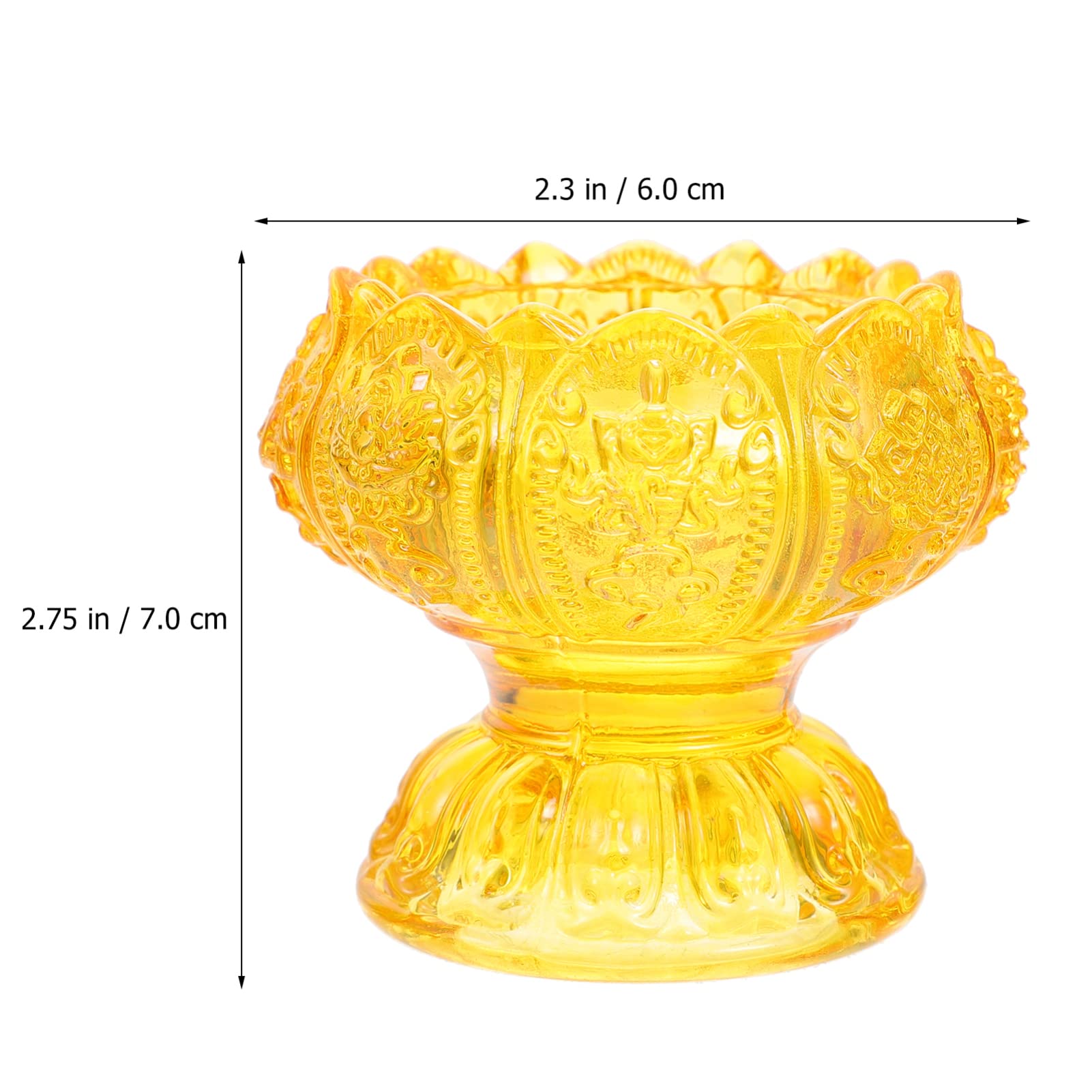 Beaupretty 3-Piece Glass Tealight Candle Holders Set - Elegant Crystal Tabletop Centerpiece for Wedding, Home Decor, and Romantic Dinner Ambiance - Perfect for Tablescapes, Ceremonies, and Gift Giving