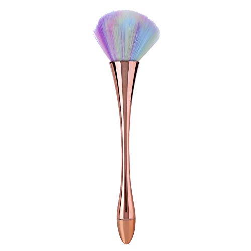 Ichiias Nail Dust Brush Set of 5 - Soft Bristle Nail Cleaning Brush for Manicure, Nail Art & Powder Dust Removal - Professional DIY Nail Tools (Style 03) - Perfect for Salon, Home Use & Nail Art Enthusiasts