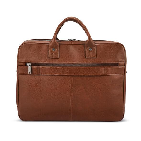 Samsonite Classic Leather Toploader Briefcase for Business Travel & Office - Durable & Stylish Laptop Bag for Professionals