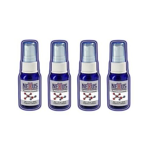 Vig Rx Nexus Pheromones Cologne for Men – Attract Women with Natural Scent (4 x 1 oz Bottles) | Dating, Nightlife & Special Occasions